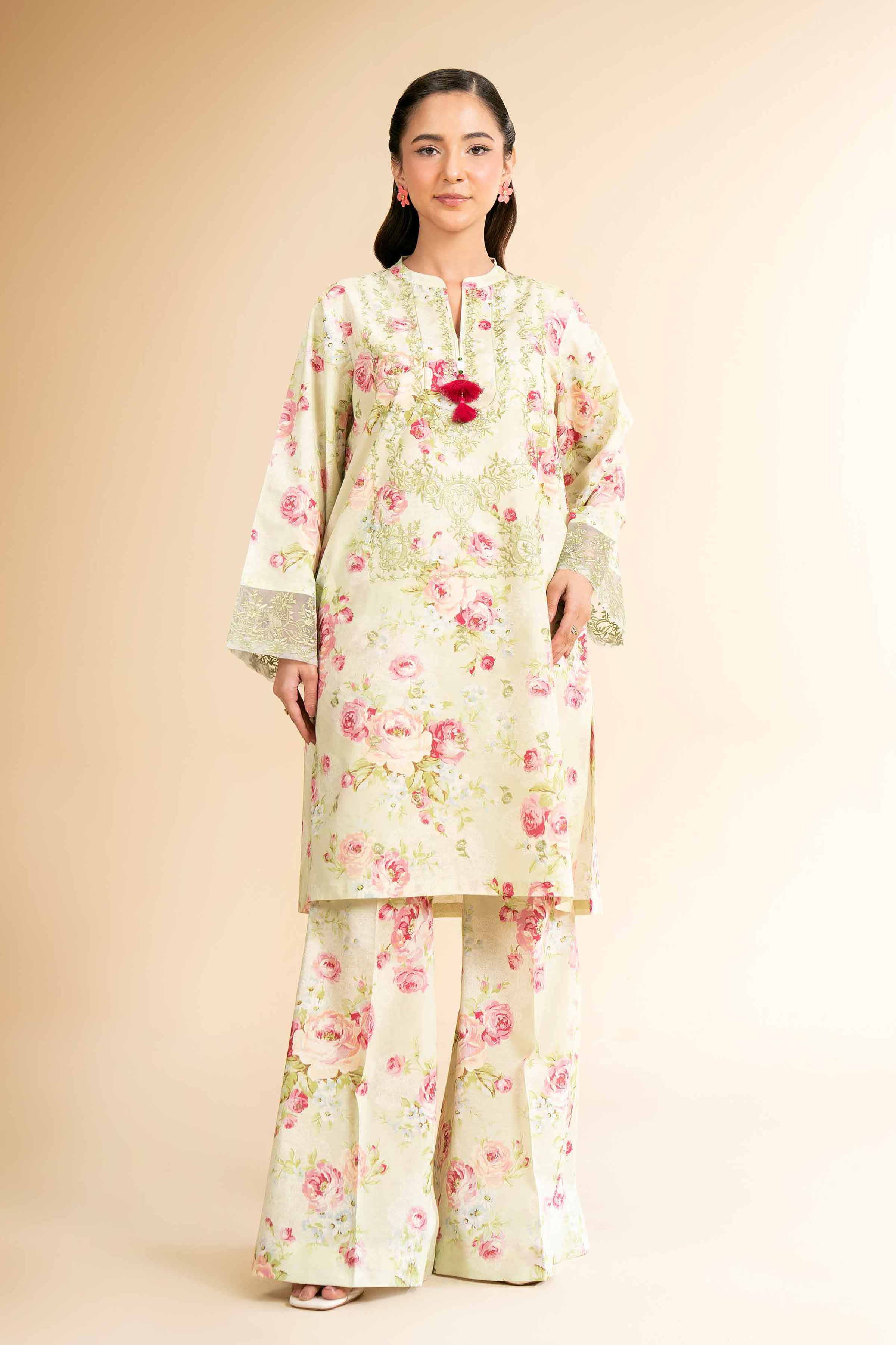 2 Piece - Digital Printed Suit - 42501559 for Women - Unstitched Collection | Nishat | Shop Online