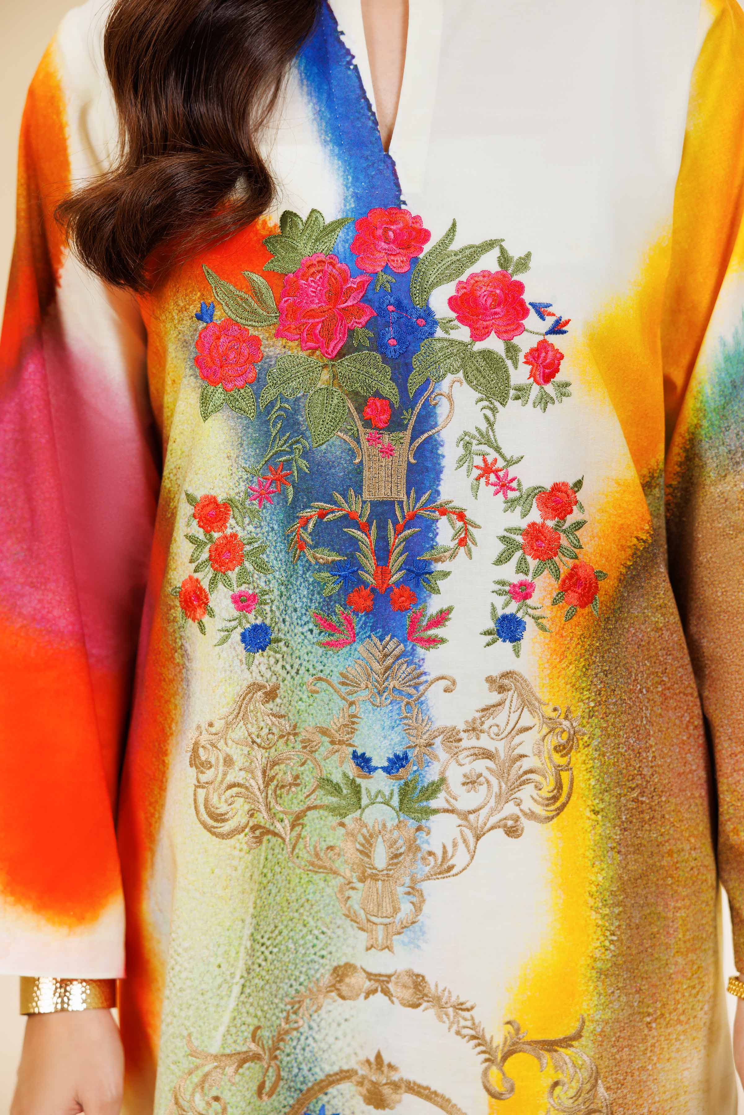 2 Piece - Digital Printed Suit - 42501560 for Women - Unstitched Collection | Nishat | Shop Online