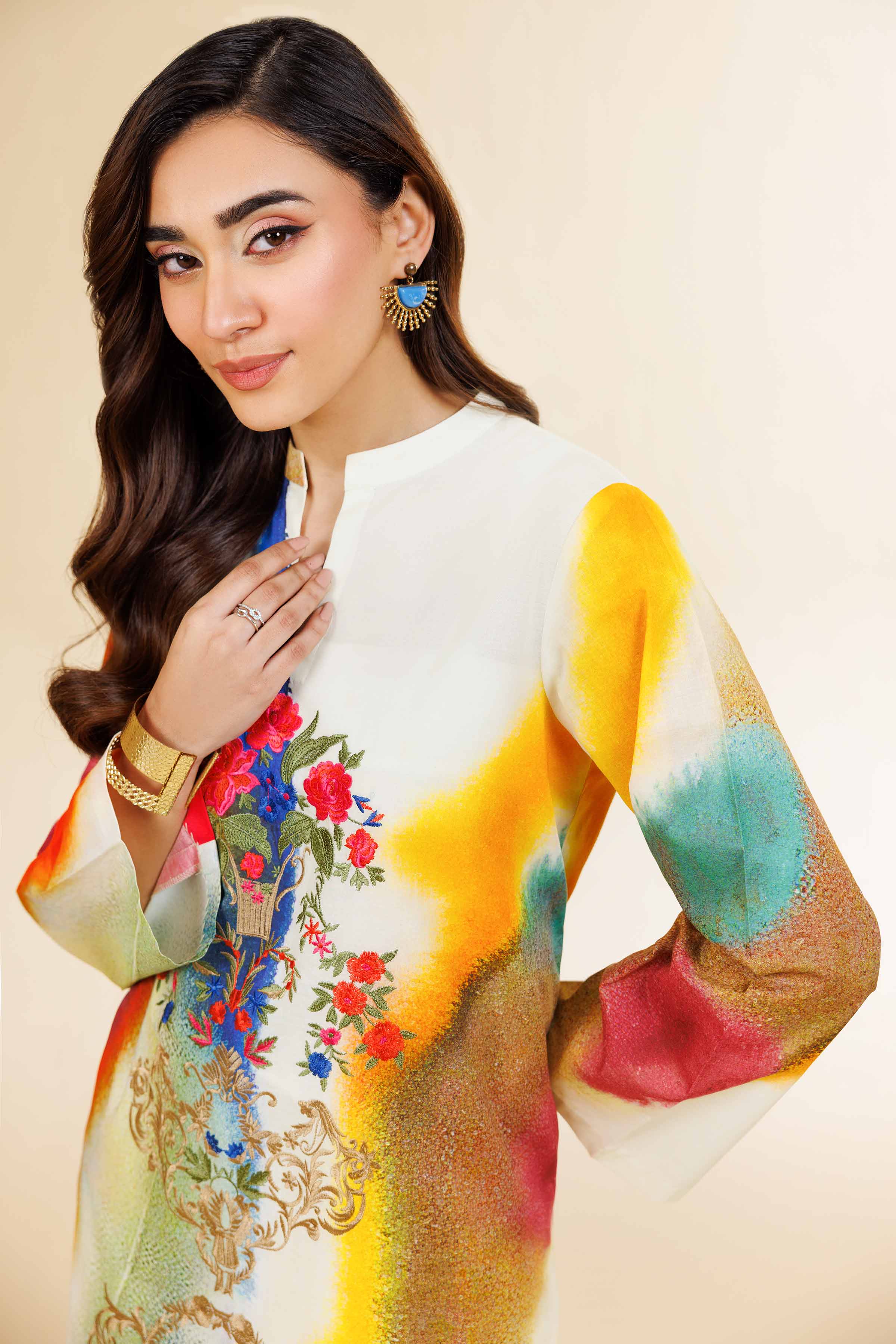 2 Piece - Digital Printed Suit - 42501560 for Women - Unstitched Collection | Nishat | Shop Online