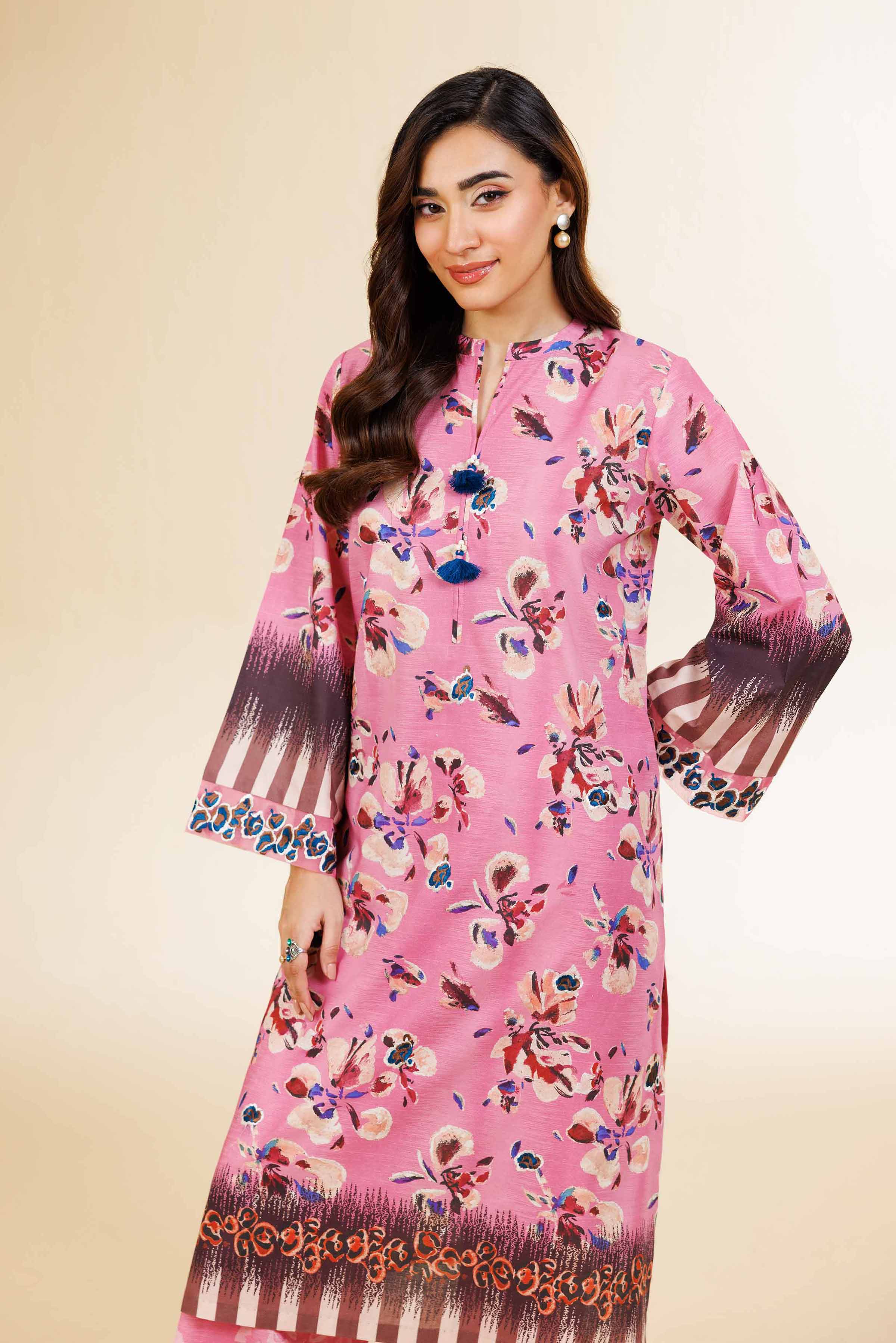 2 Piece - Digital Printed Suit - 42501562 for Women - Unstitched Collection | Nishat | Shop Online