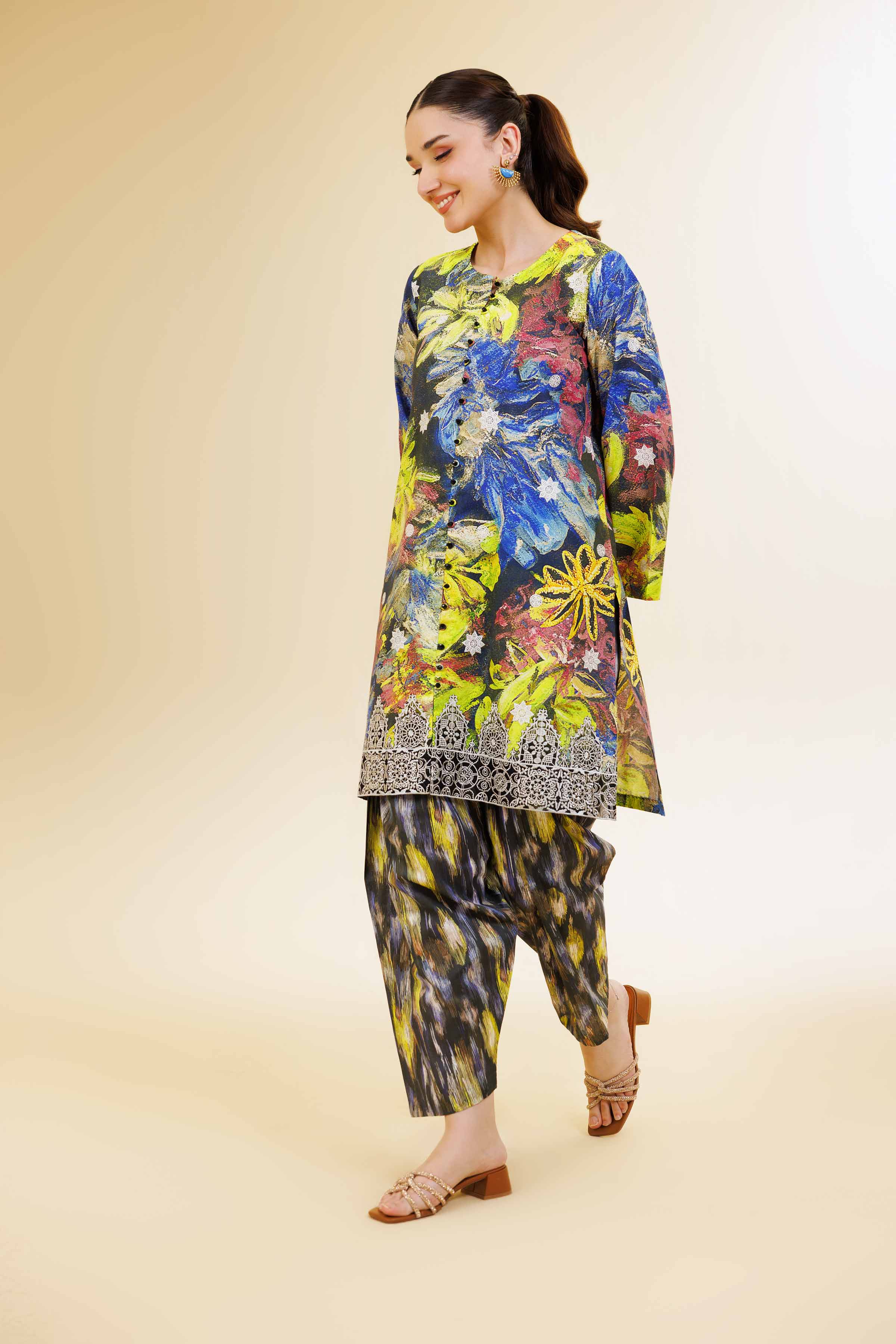 2 Piece - Digital Printed Suit - 42501564 for Women - Unstitched Collection | Nishat | Shop Online