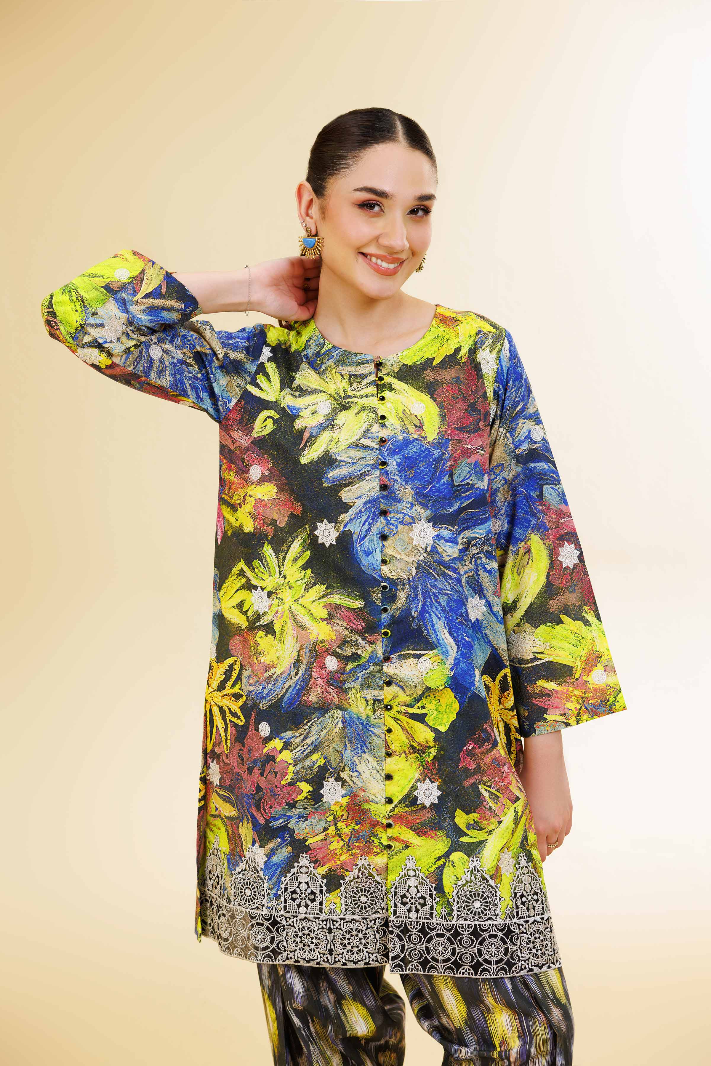 2 Piece - Digital Printed Suit - 42501564 for Women - Unstitched Collection | Nishat | Shop Online