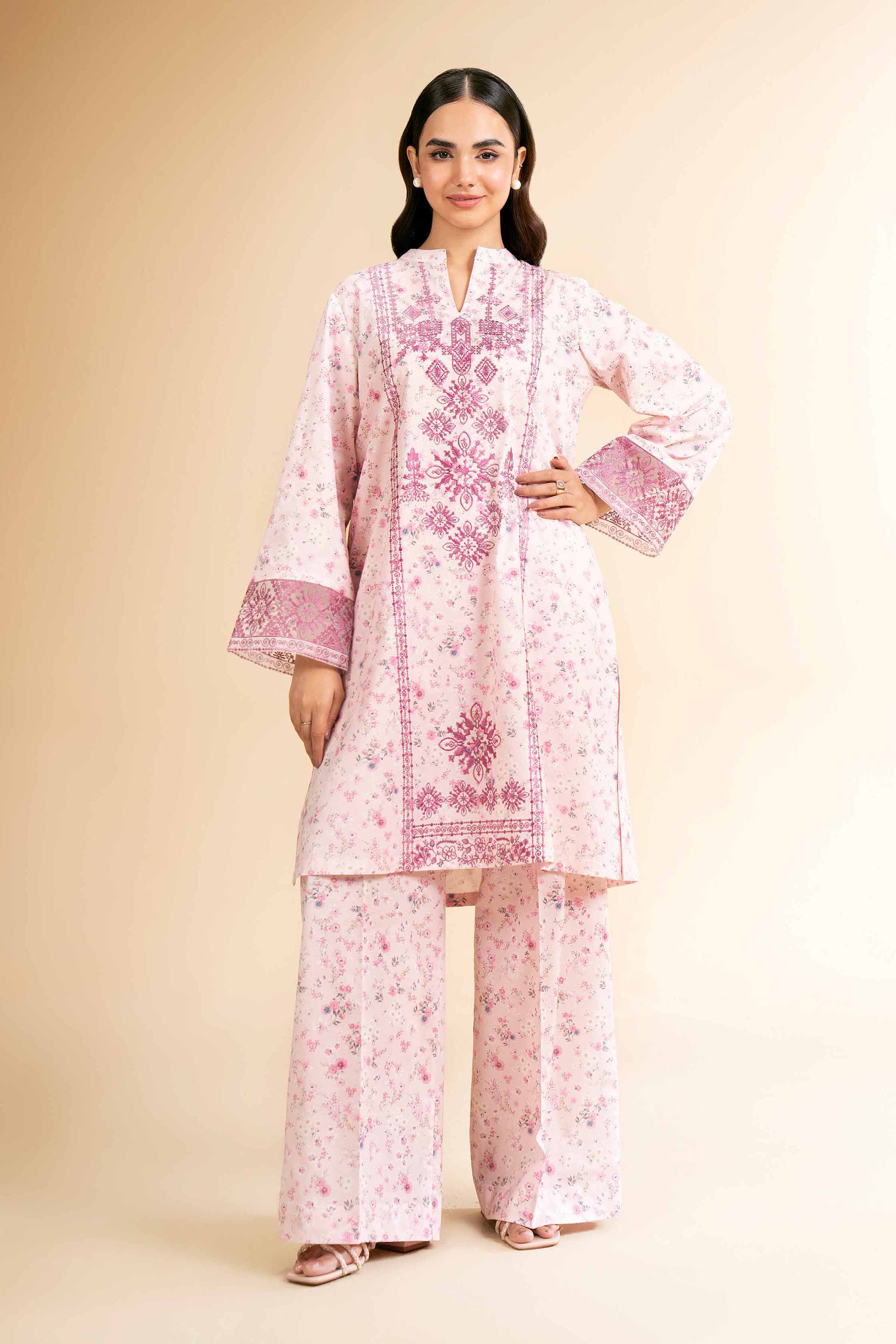 2 Piece - Digital Printed Suit - 42501565 for Women - Unstitched Collection | Nishat | Shop Online