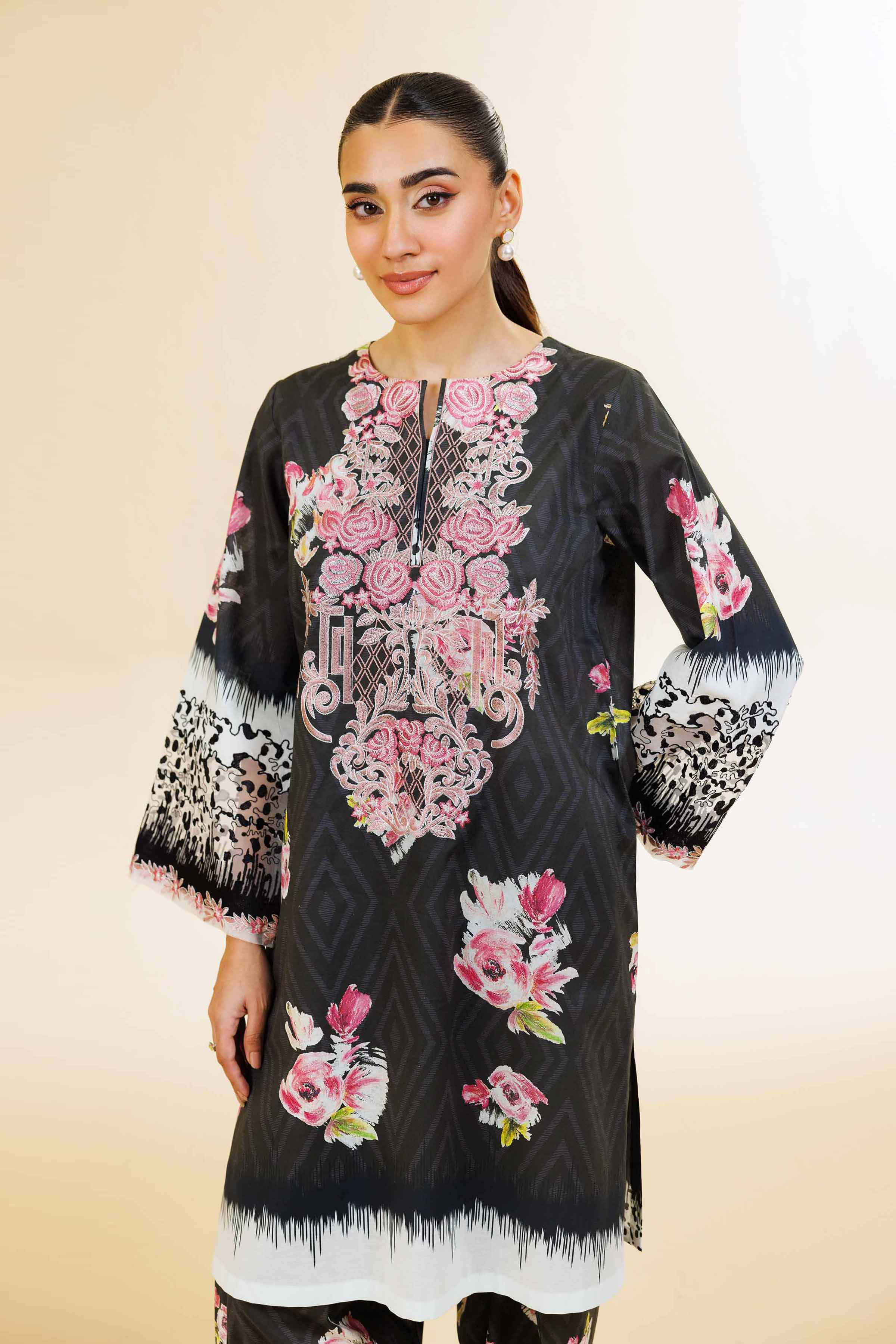 2 Piece - Digital Printed Suit - 42501566 for Women - Unstitched Collection | Nishat | Shop Online