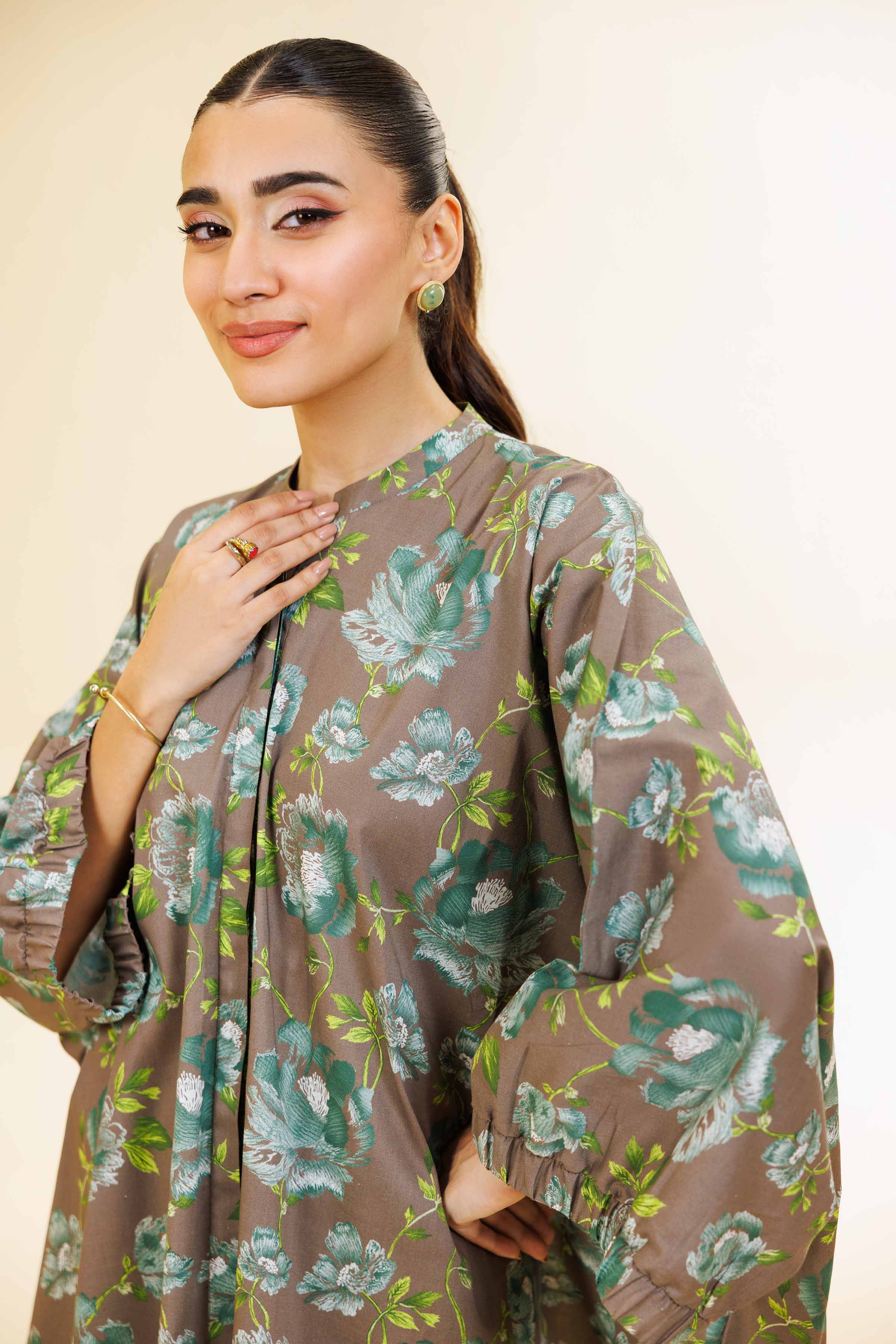2 Piece - Printed Suit - 42501570 for Women - Unstitched Collection | Nishat | Shop Online