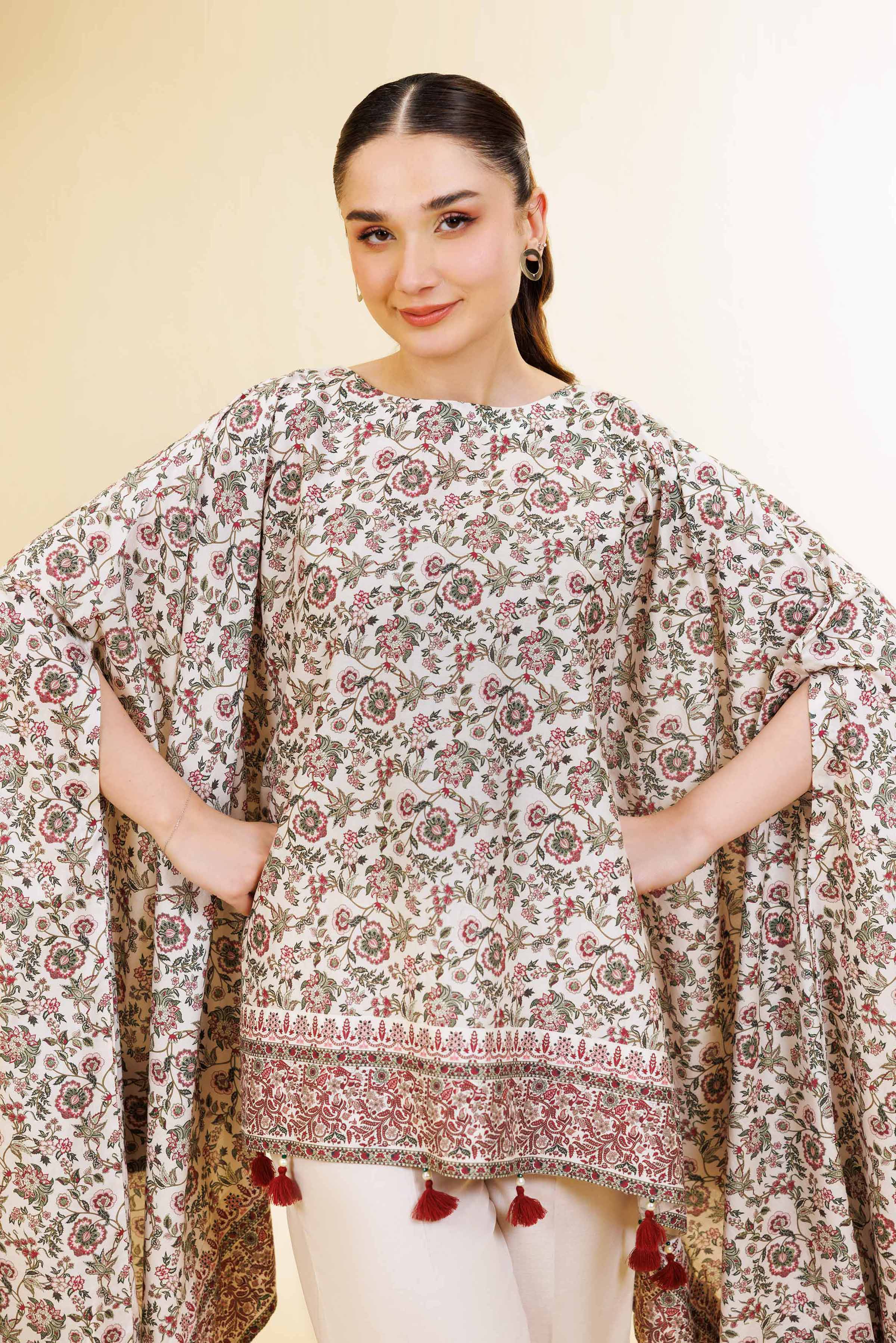 2 Piece - Printed Suit - 42501575 for Women - Unstitched Collection | Nishat | Shop Online