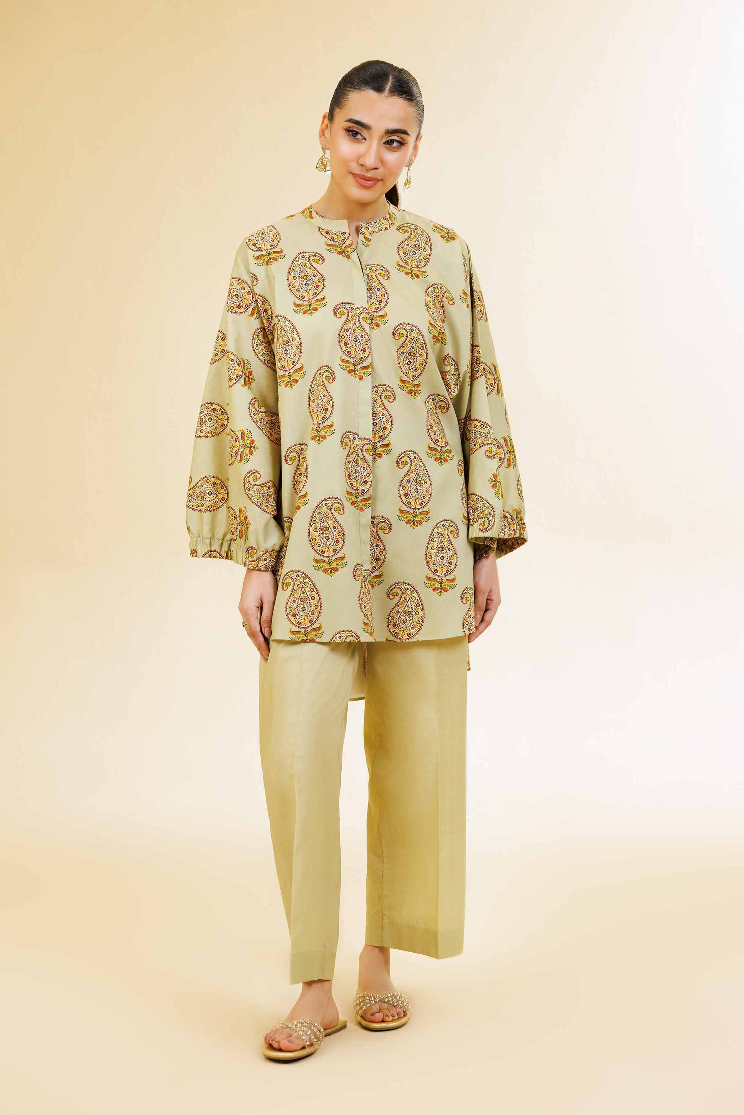 2 Piece - Printed Suit - 42501576 for Women - Unstitched Collection | Nishat | Shop Online