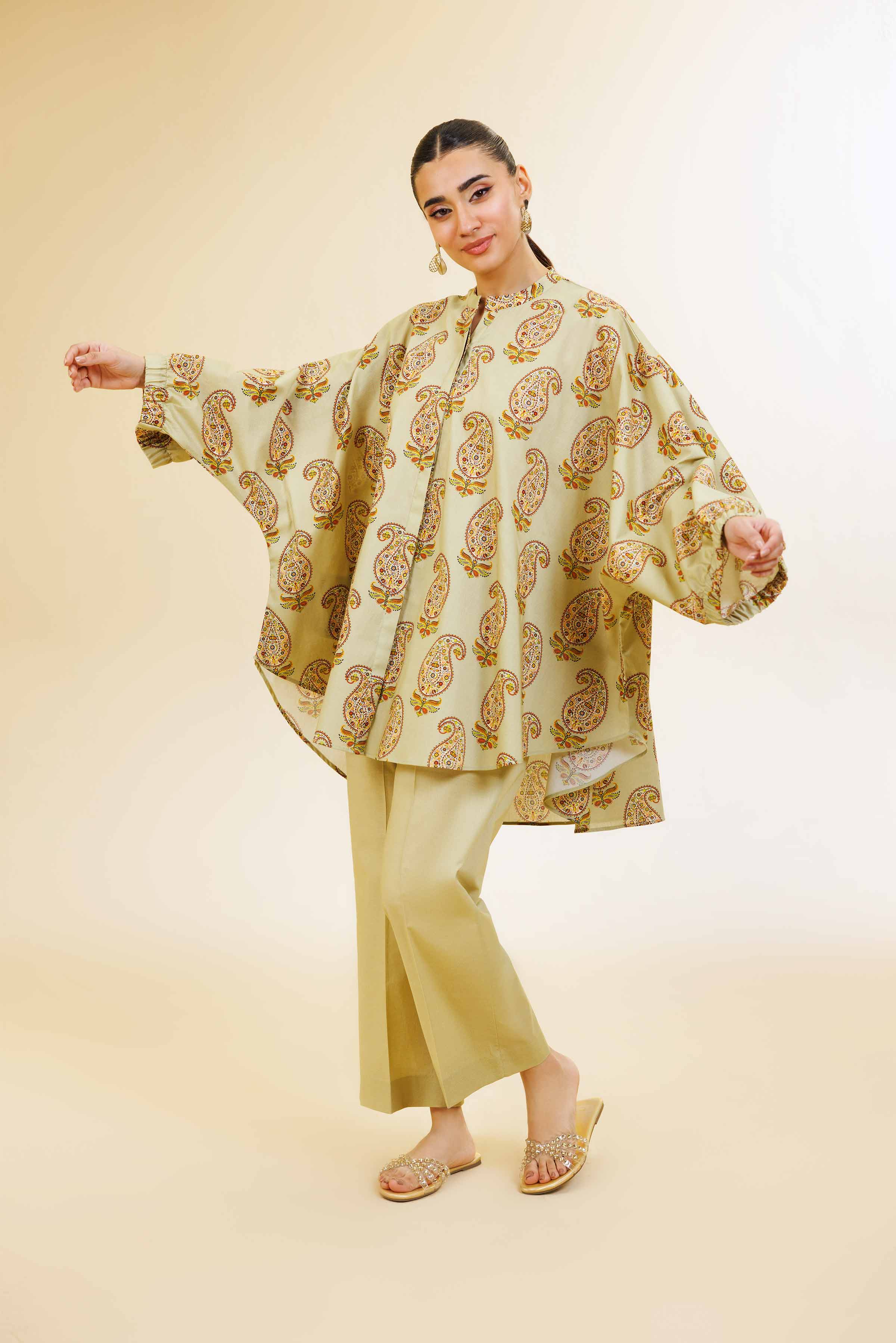 2 Piece - Printed Suit - 42501576 for Women - Unstitched Collection | Nishat | Shop Online
