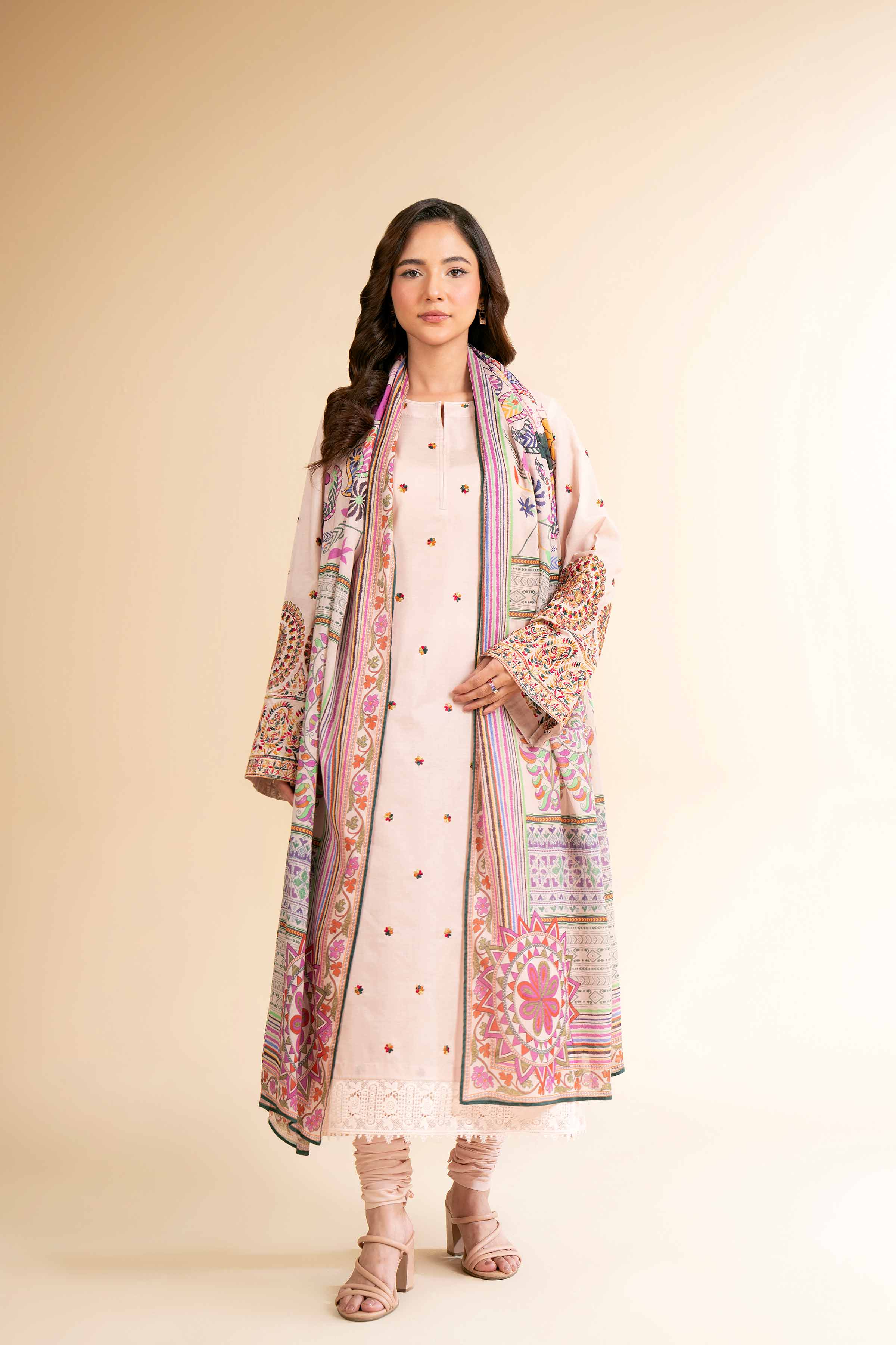 3 Piece - Digital Printed Embroidered Suit - 42501581 for Women - Unstitched Collection | Nishat | Shop Online
