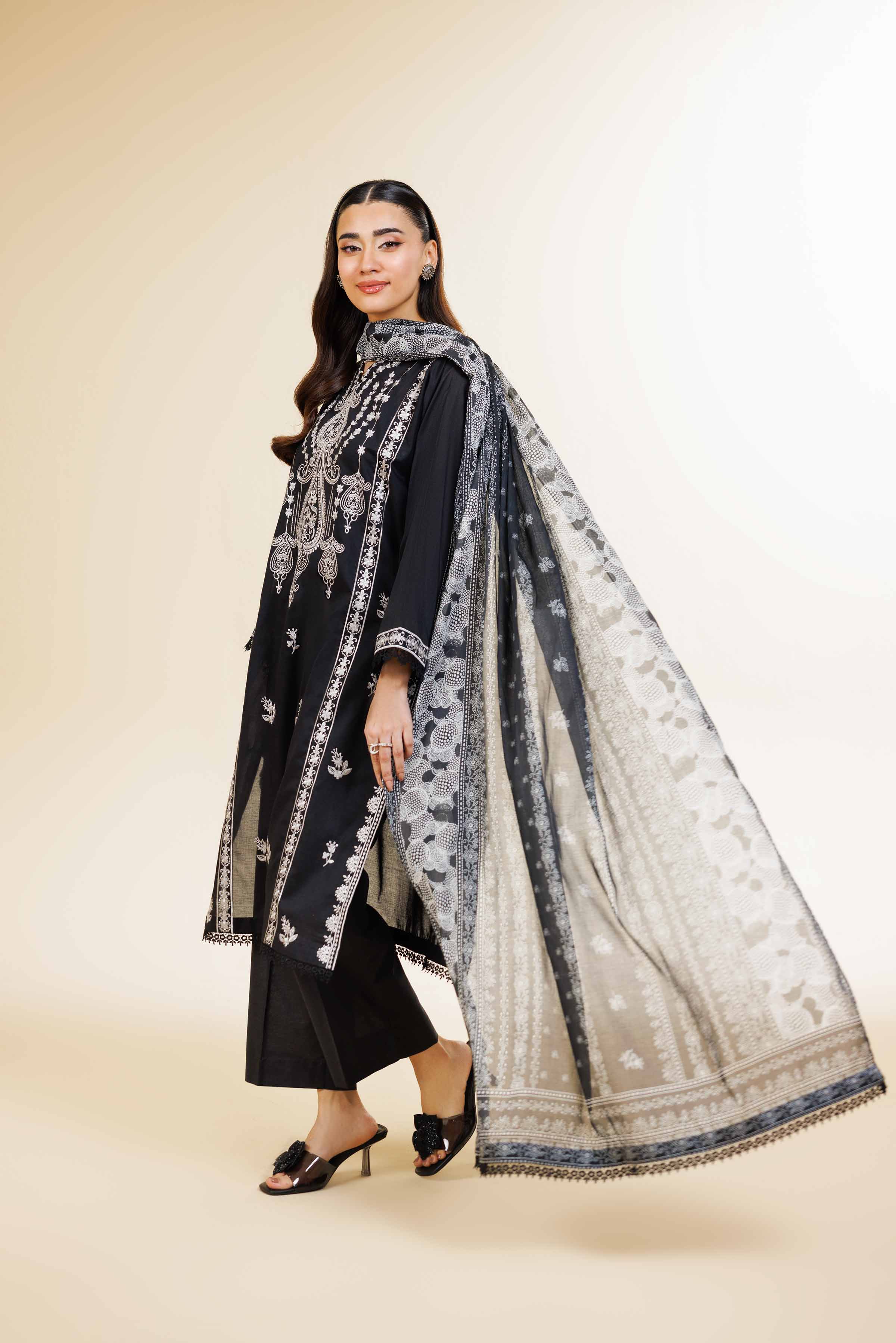 3 Piece - Digital Printed Embroidered Suit - 42501585 for Women - Unstitched Collection | Nishat | Shop Online