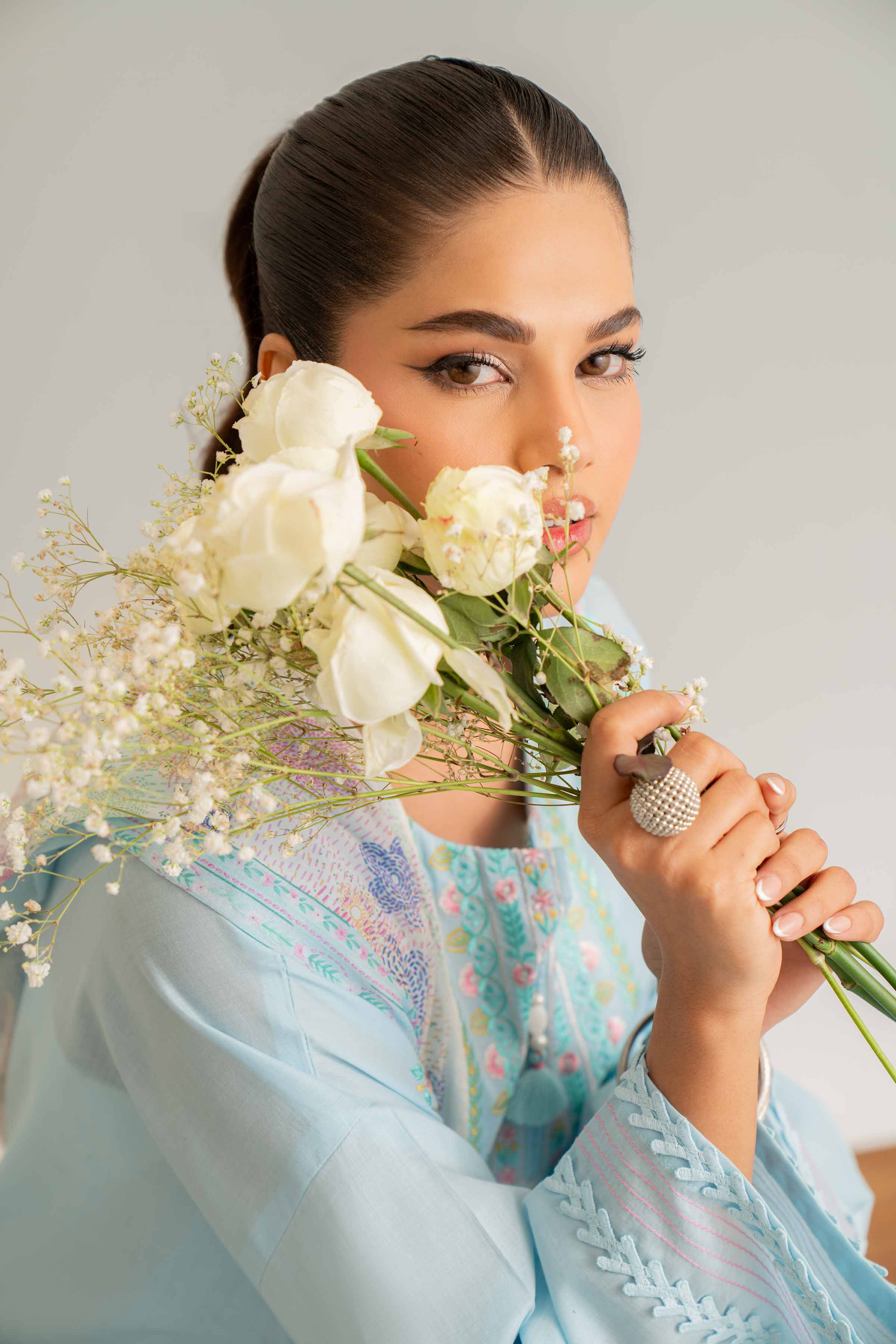 3 Piece - Digital Printed Embroidered Suit - 42501586 for Women - Unstitched Collection | Nishat | Shop Online