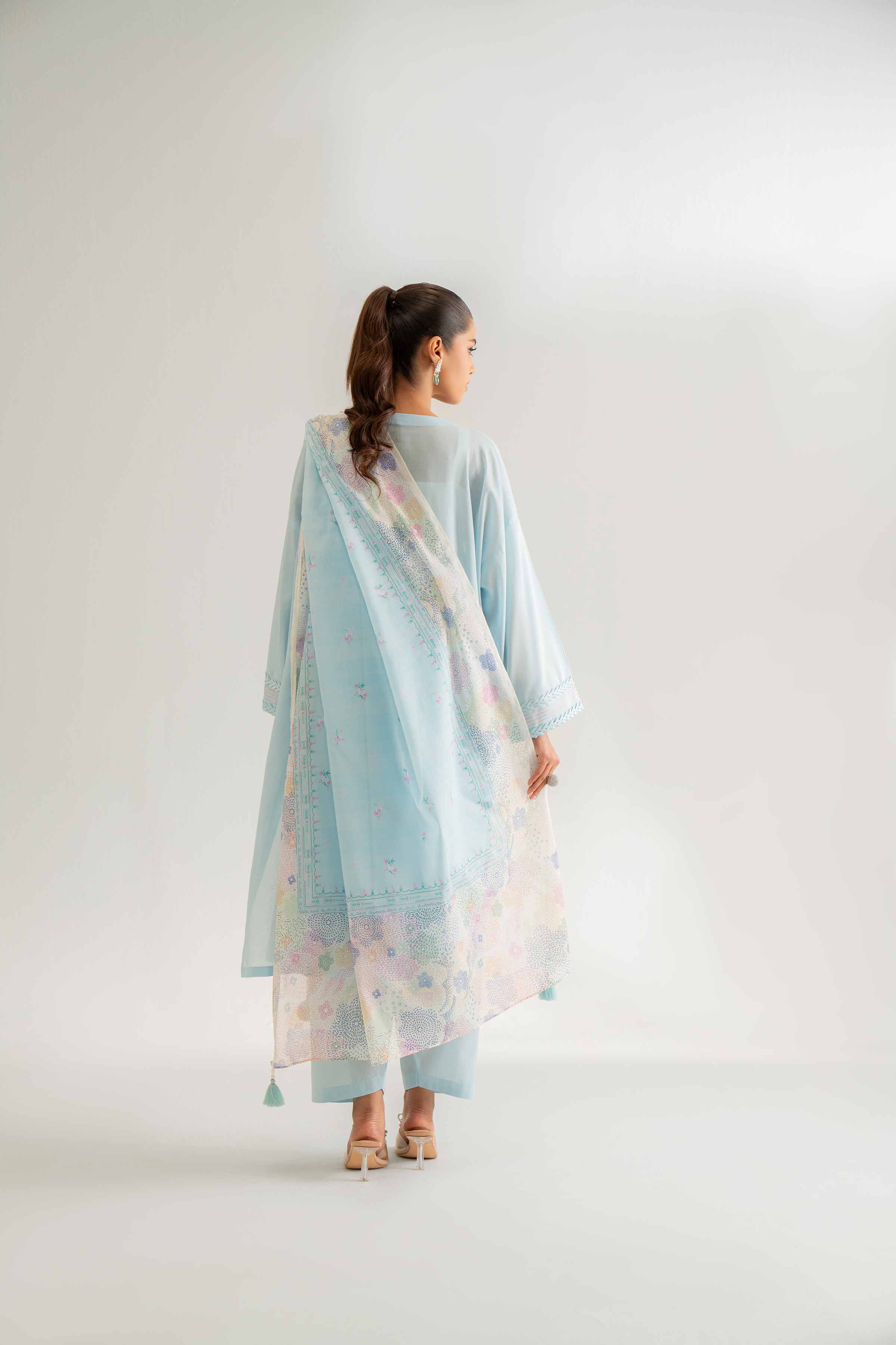 3 Piece - Digital Printed Embroidered Suit - 42501586 for Women - Unstitched Collection | Nishat | Shop Online