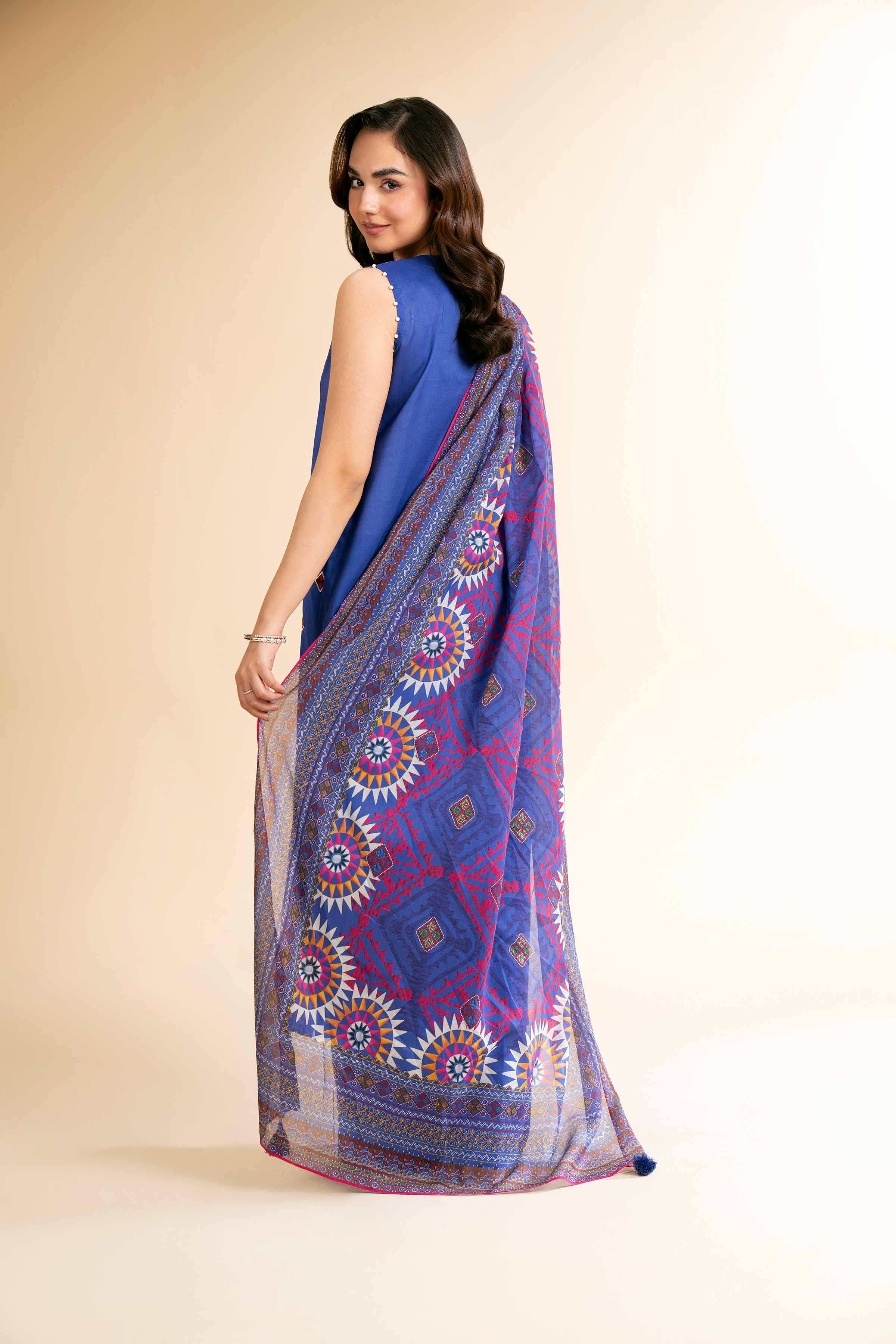 3 Piece - Digital Printed Embroidered Suit - 42501587 for Women - Unstitched Collection | Nishat | Shop Online