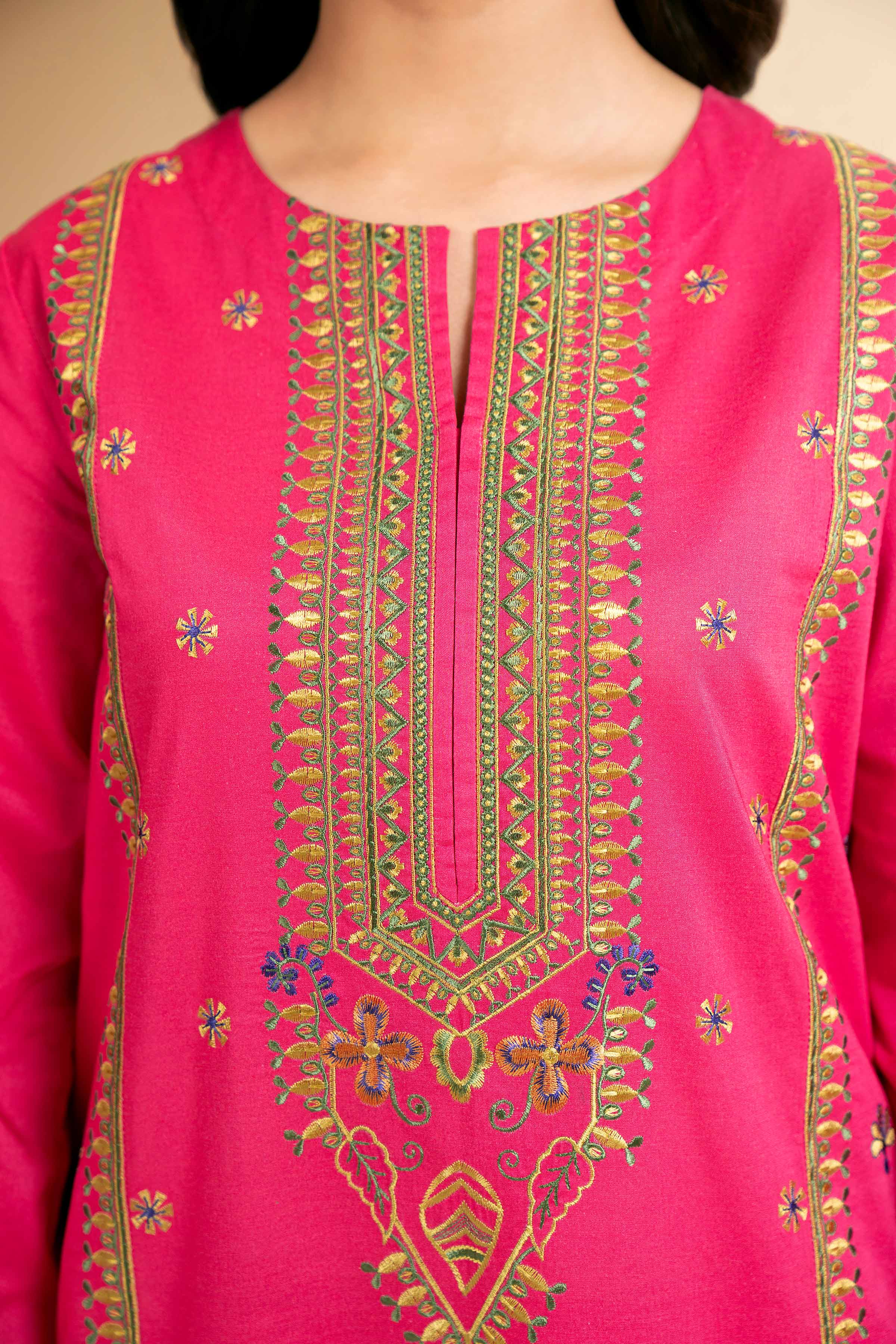 3 Piece - Digital Printed Embroidered Suit - 42501588 for Women - Unstitched Collection | Nishat | Shop Online