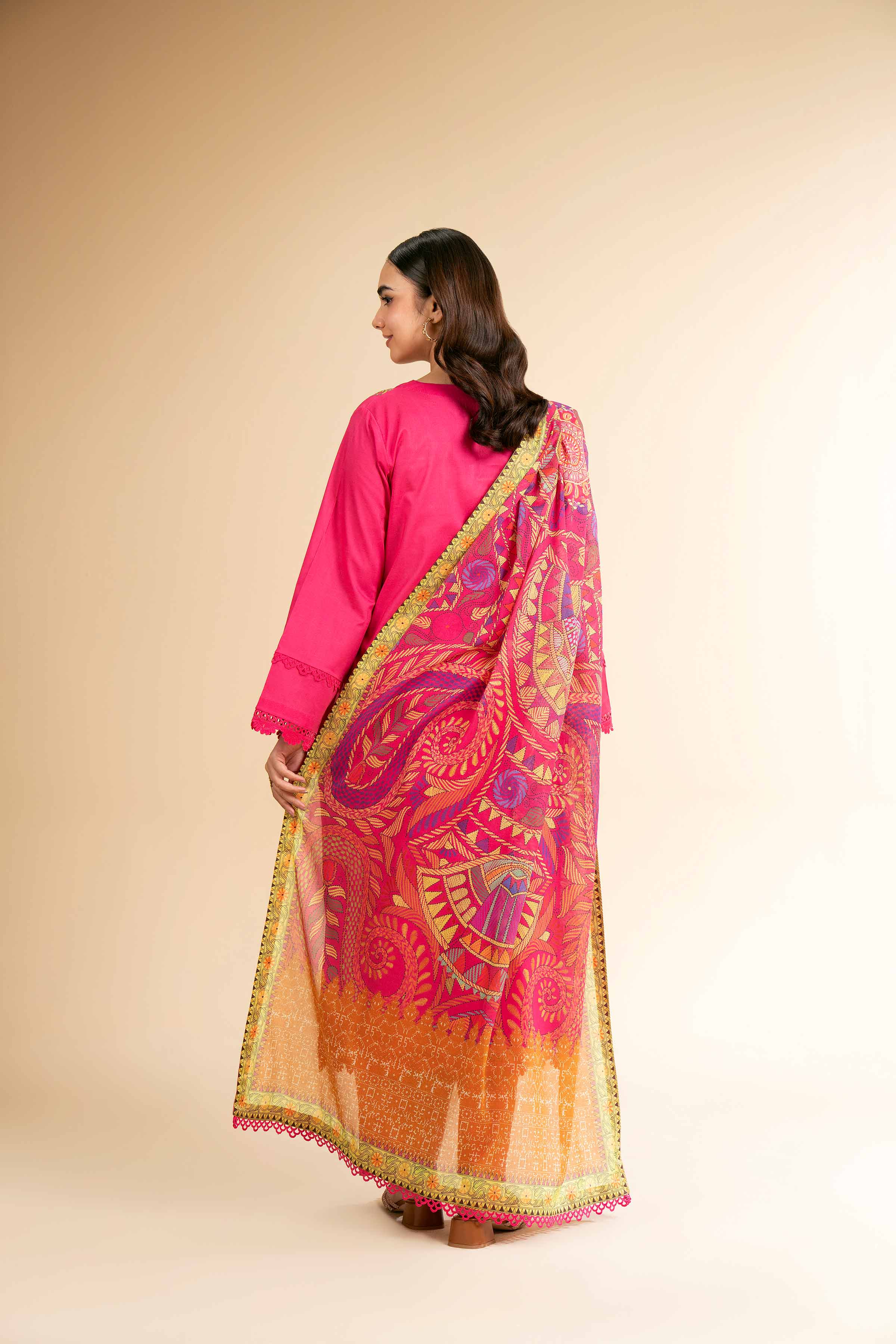 3 Piece - Digital Printed Embroidered Suit - 42501588 for Women - Unstitched Collection | Nishat | Shop Online