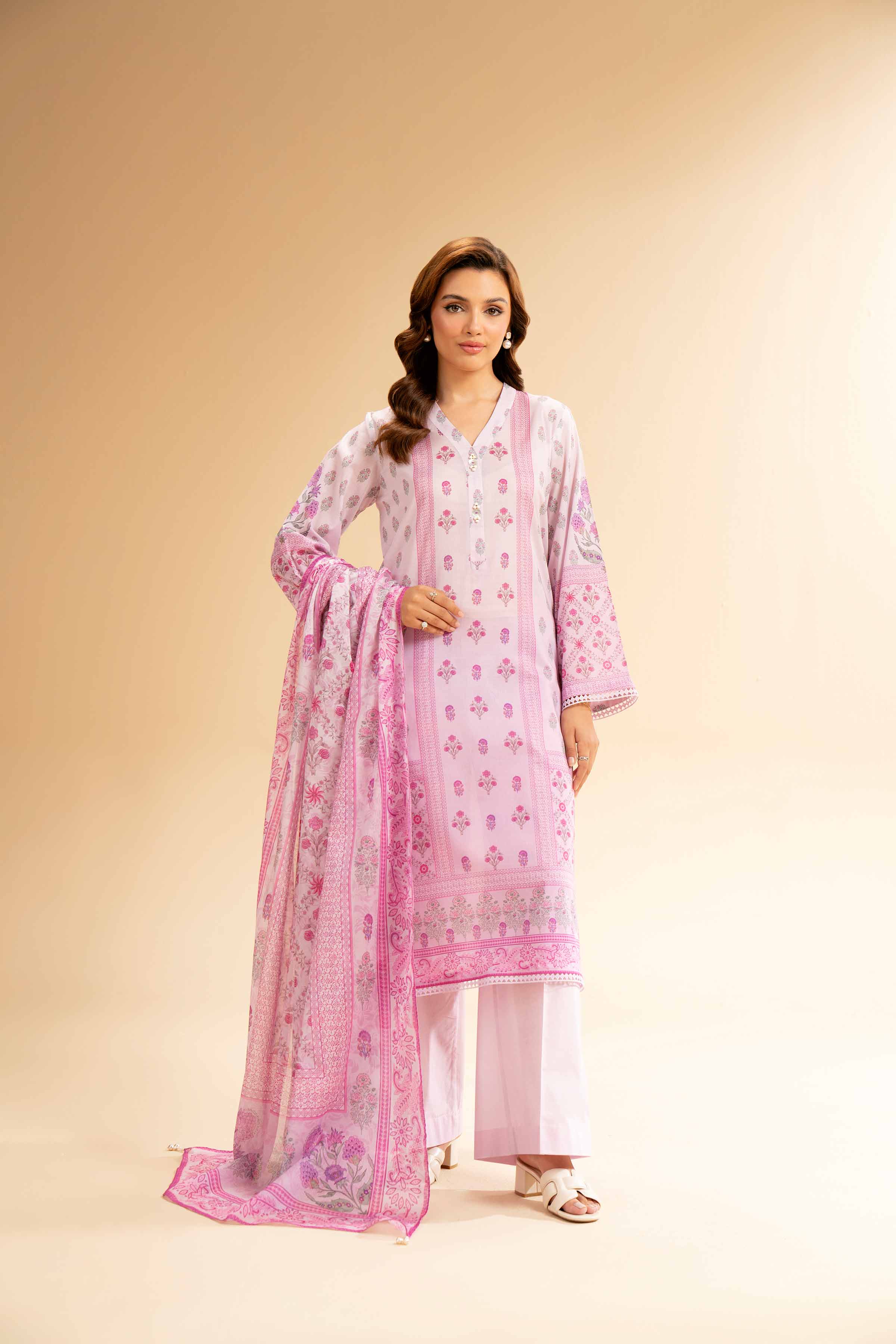 3 Piece - Digital Printed Suit - 42501593 for Women - Unstitched Collection | Nishat | Shop Online