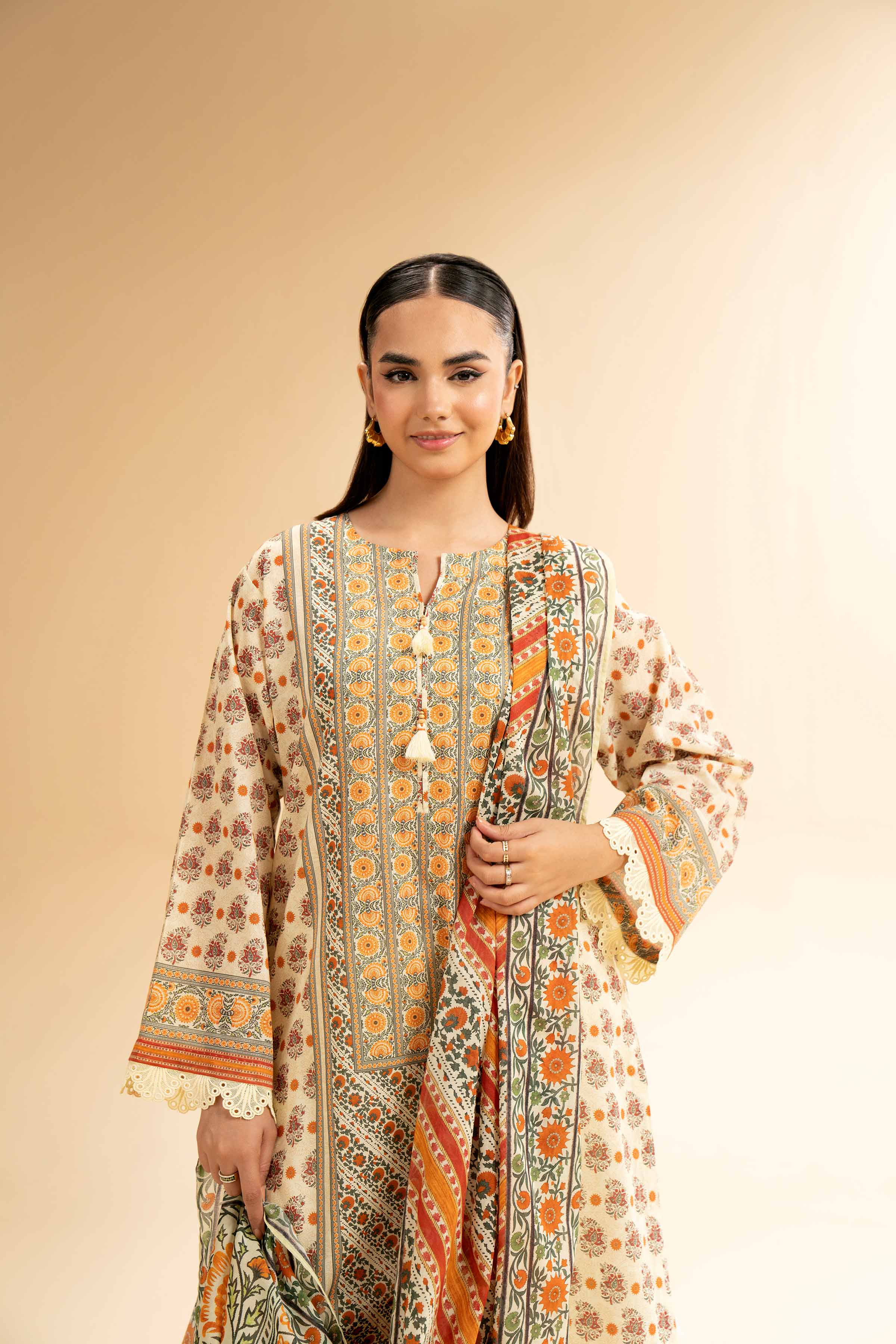 3 Piece - Digital Printed Suit - 42501594 for Women - Unstitched Collection | Nishat | Shop Online