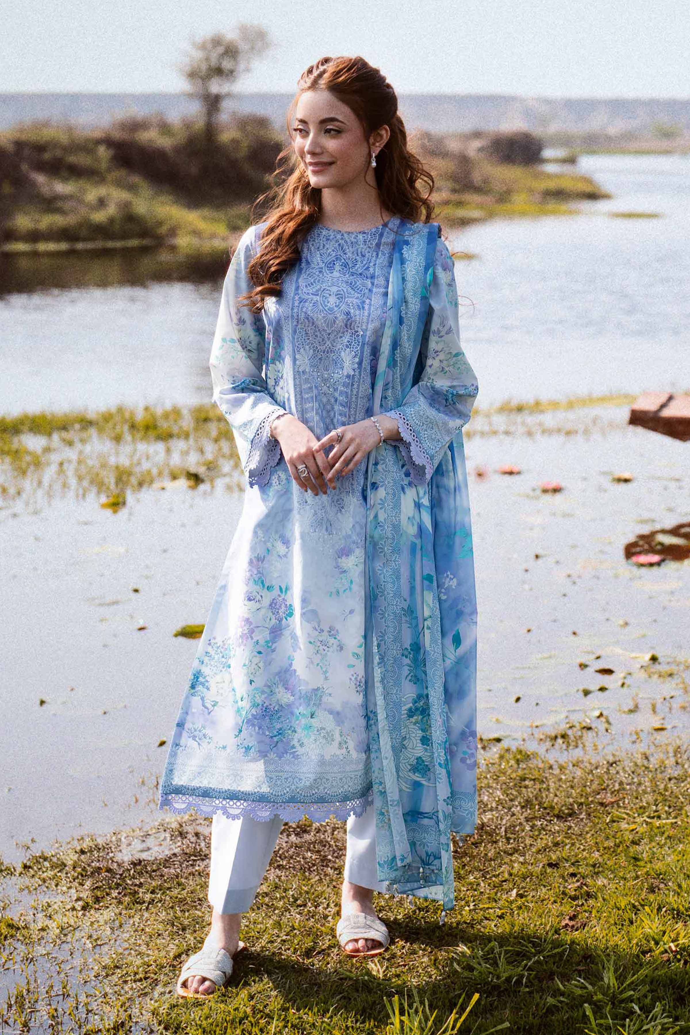 3 Piece - Digital Printed Suit - 42501596 for Women - Unstitched Collection | Nishat | Shop Online