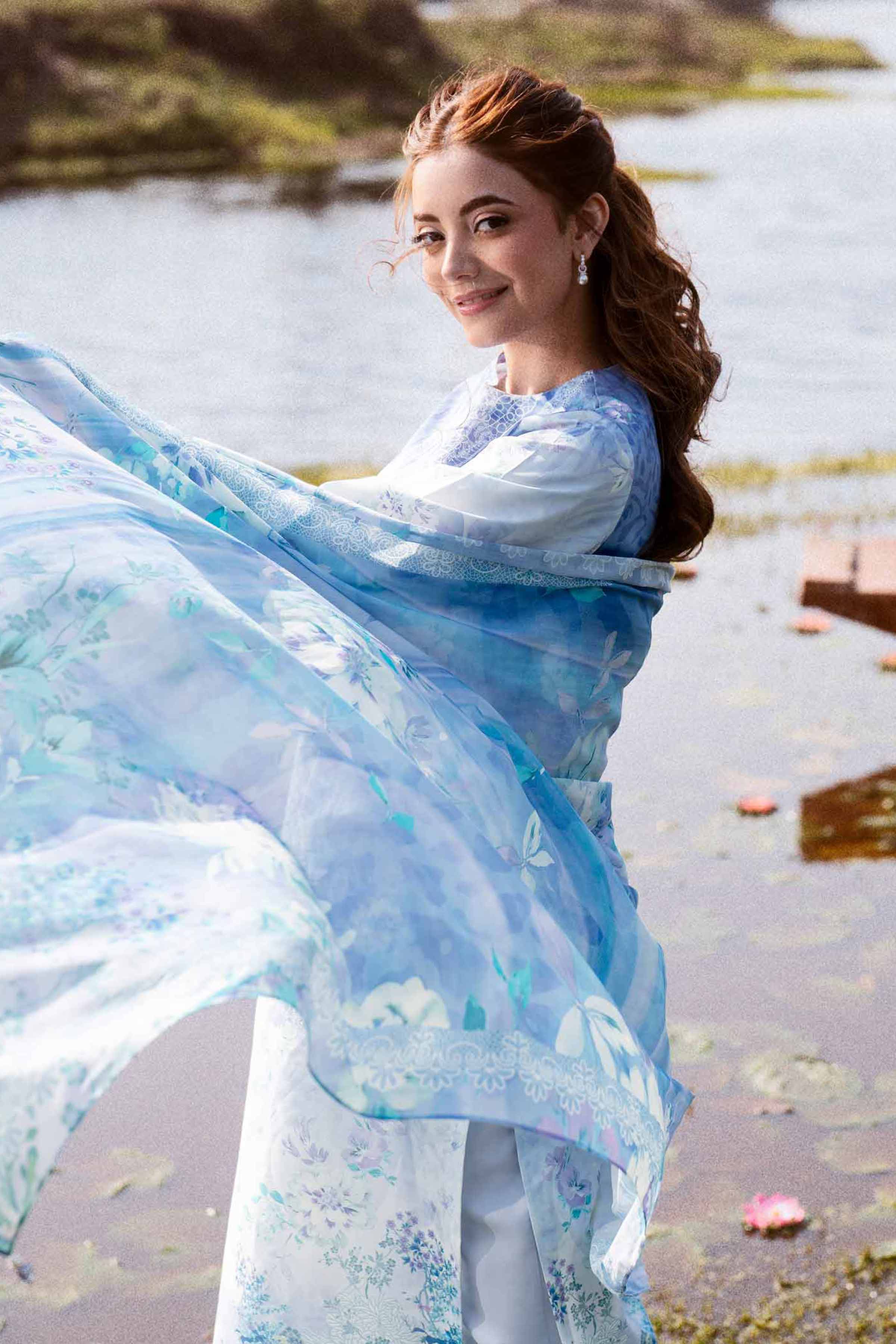 3 Piece - Digital Printed Suit - 42501596 for Women - Unstitched Collection | Nishat | Shop Online