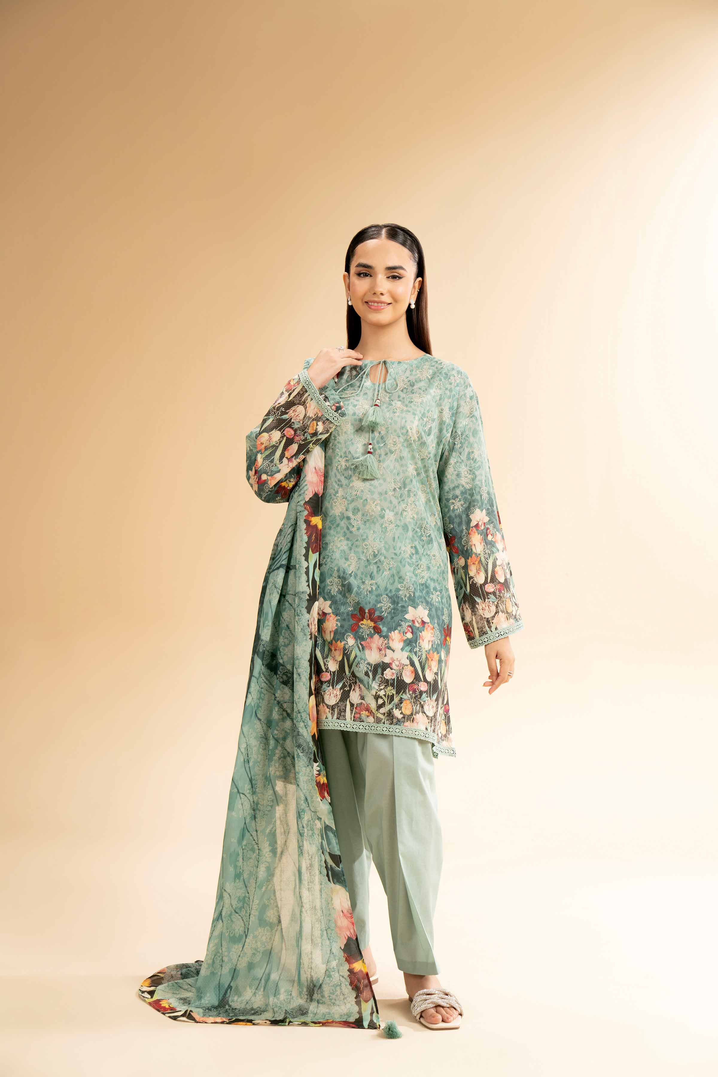 3 Piece - Digital Printed Suit - 42501597 for Women - Unstitched Collection | Nishat | Shop Online