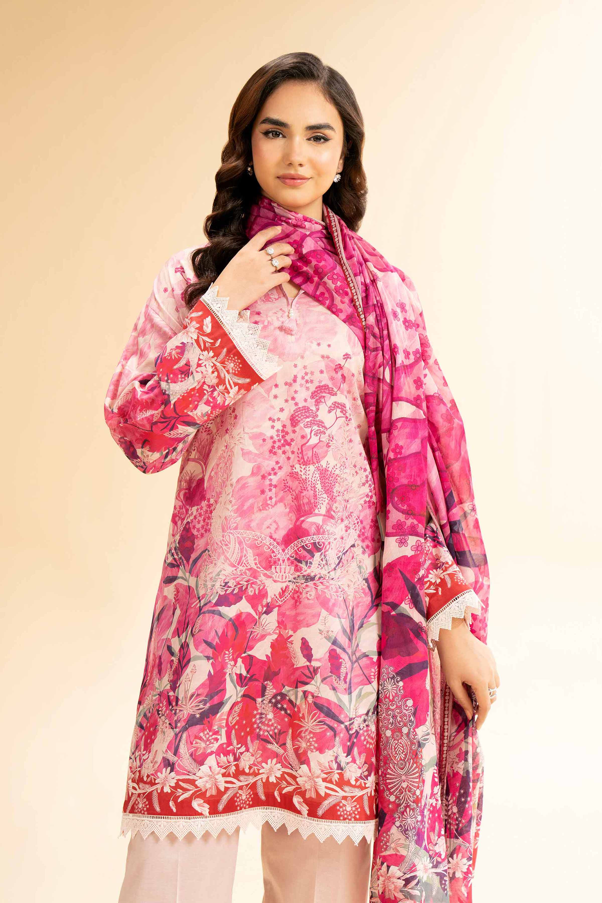 3 Piece - Digital Printed Suit - 42501598 for Women - Unstitched Collection | Nishat | Shop Online
