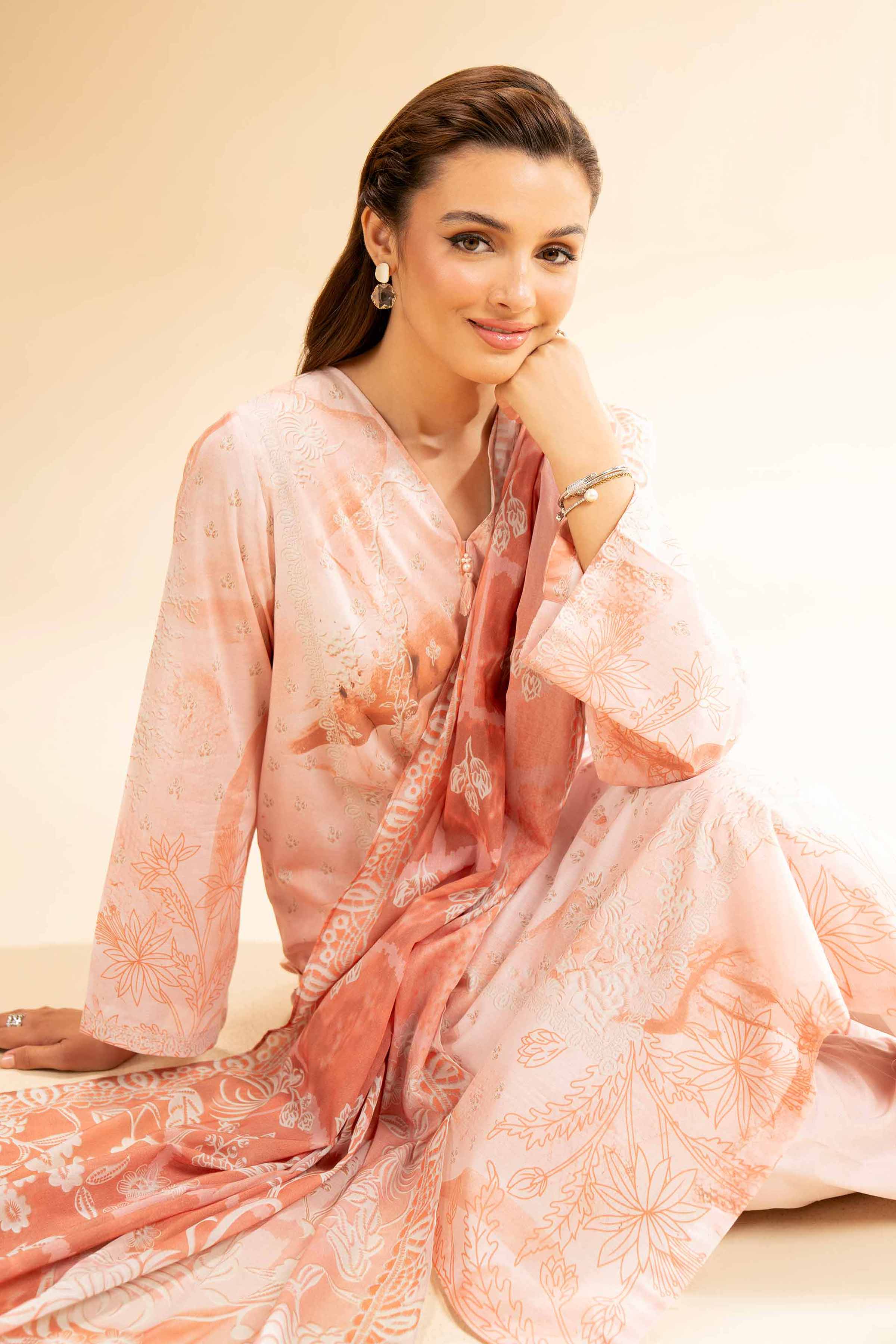 3 Piece - Digital Printed Suit - 42501599 for Women - Unstitched Collection | Nishat | Shop Online