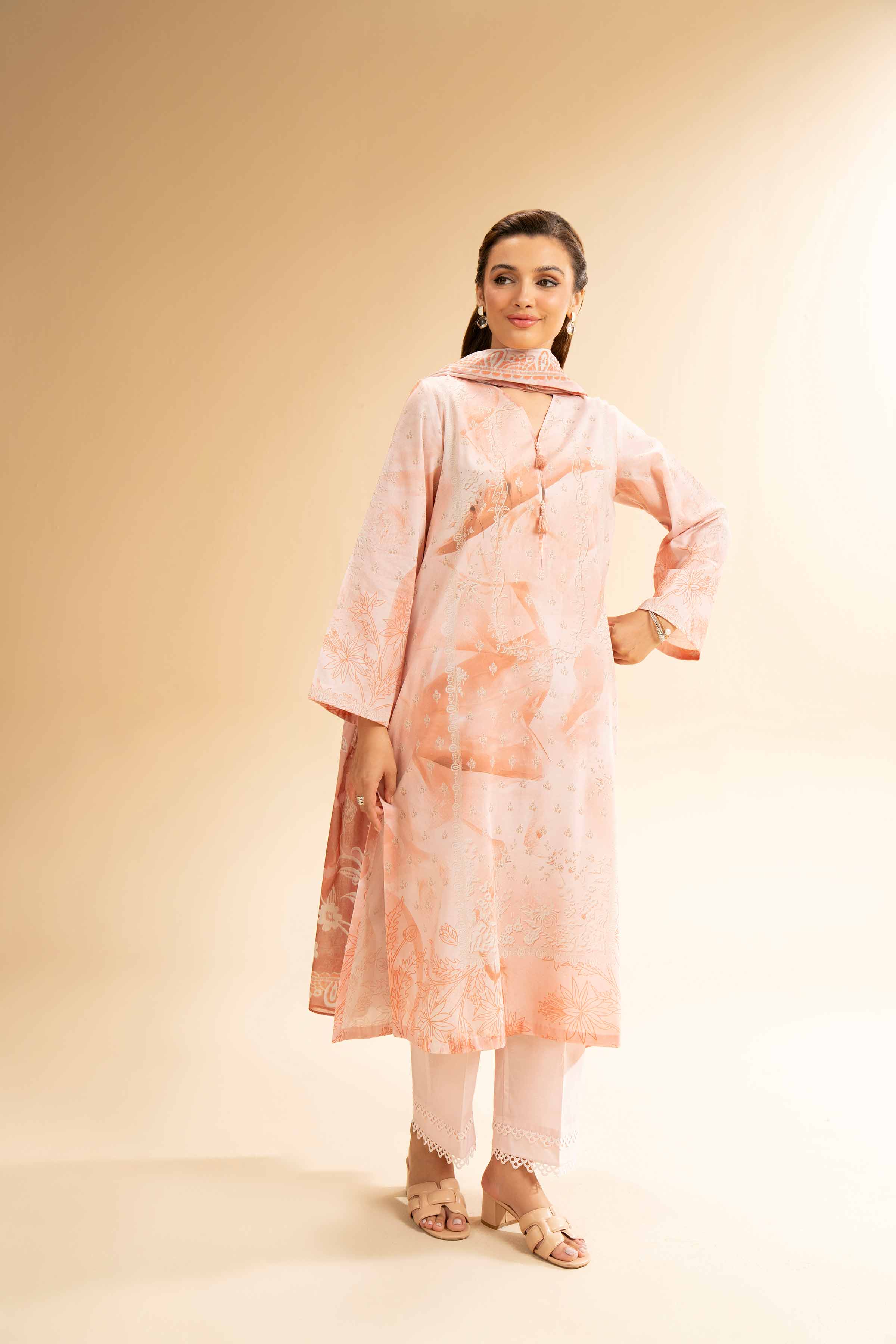 3 Piece - Digital Printed Suit - 42501599 for Women - Unstitched Collection | Nishat | Shop Online