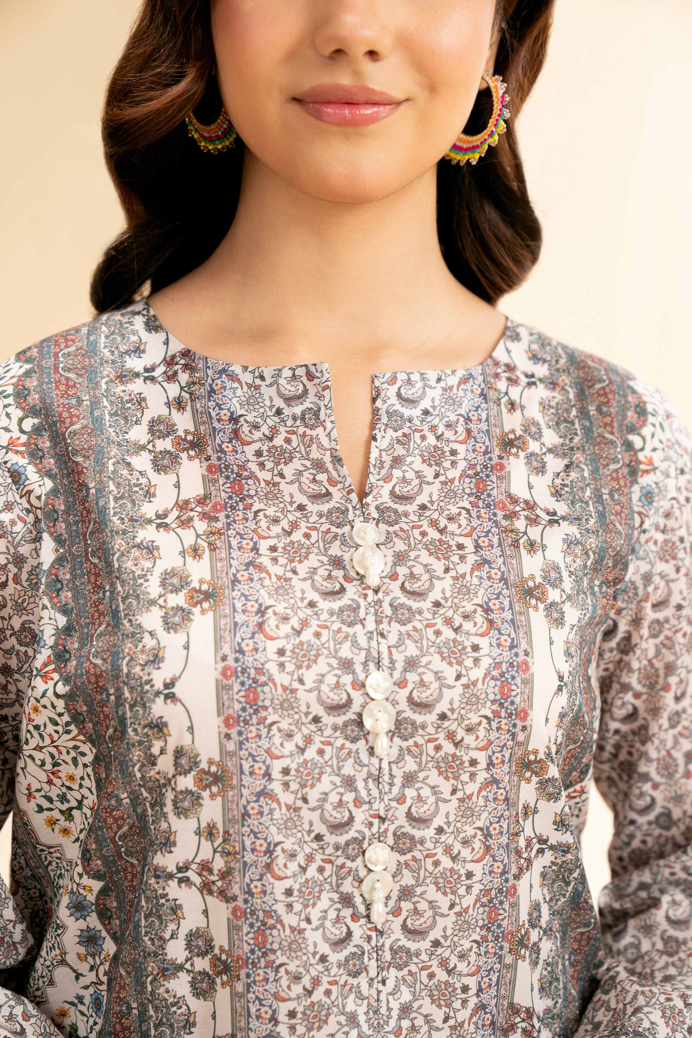 3 Piece - Digital Printed Suit - 42501601 for Women - Unstitched Collection | Nishat | Shop Online