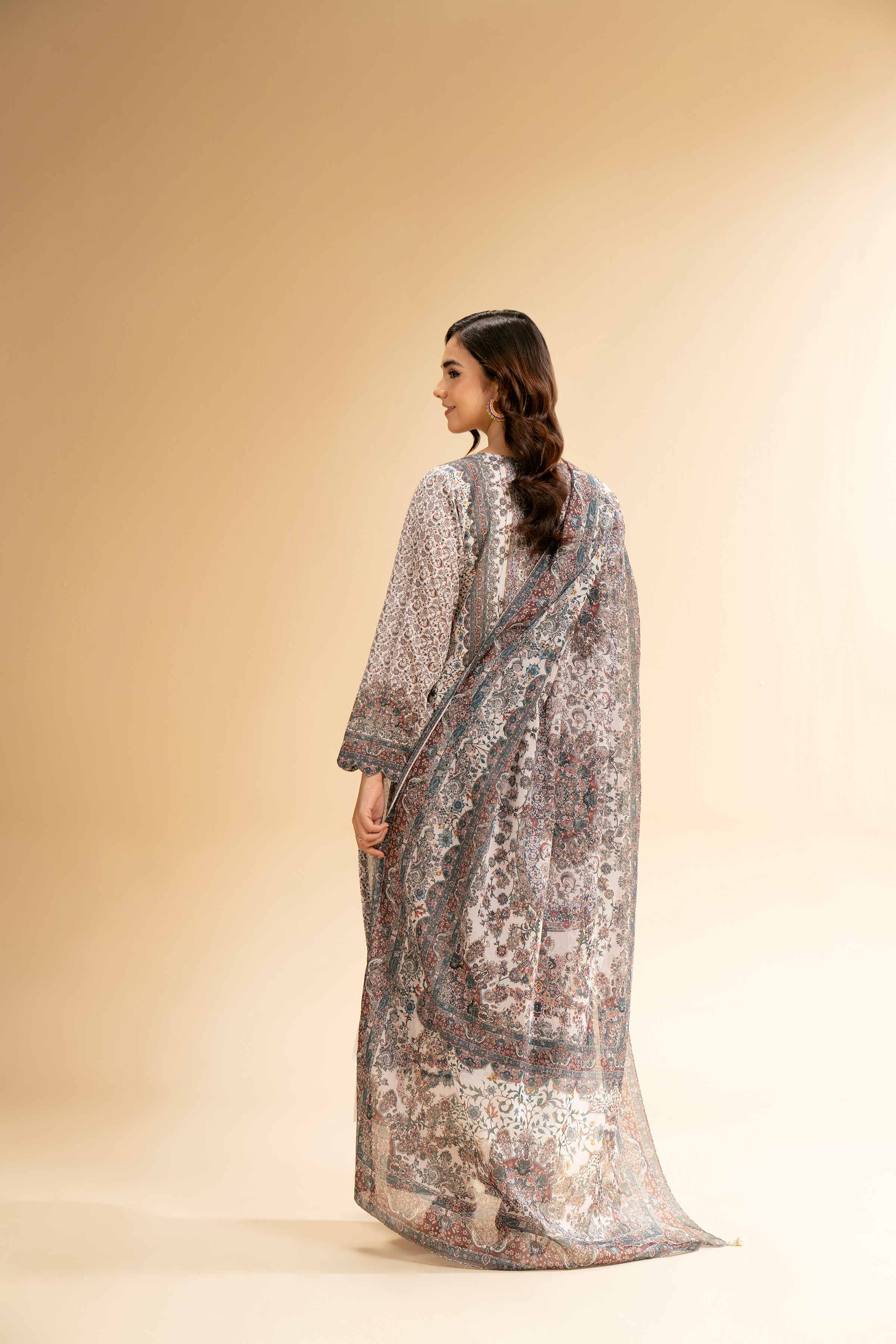 3 Piece - Digital Printed Suit - 42501601 for Women - Unstitched Collection | Nishat | Shop Online