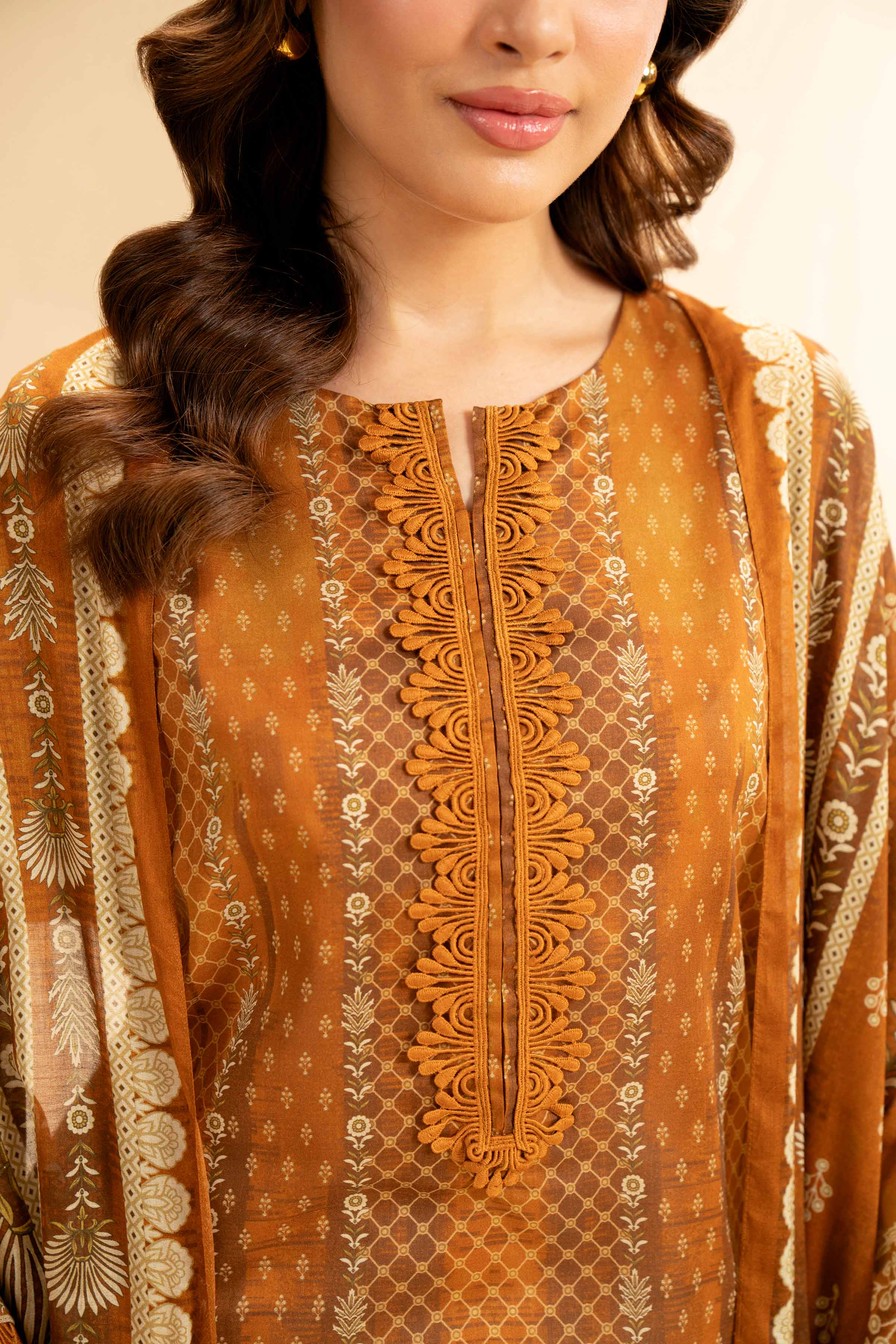 3 Piece - Digital Printed Suit - 42501603 for Women - Unstitched Collection | Nishat | Shop Online