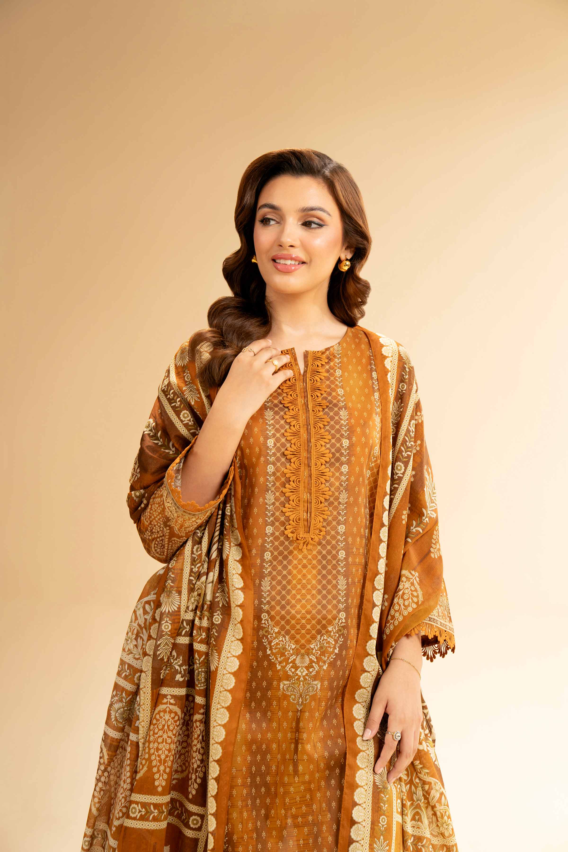 3 Piece - Digital Printed Suit - 42501603 for Women - Unstitched Collection | Nishat | Shop Online
