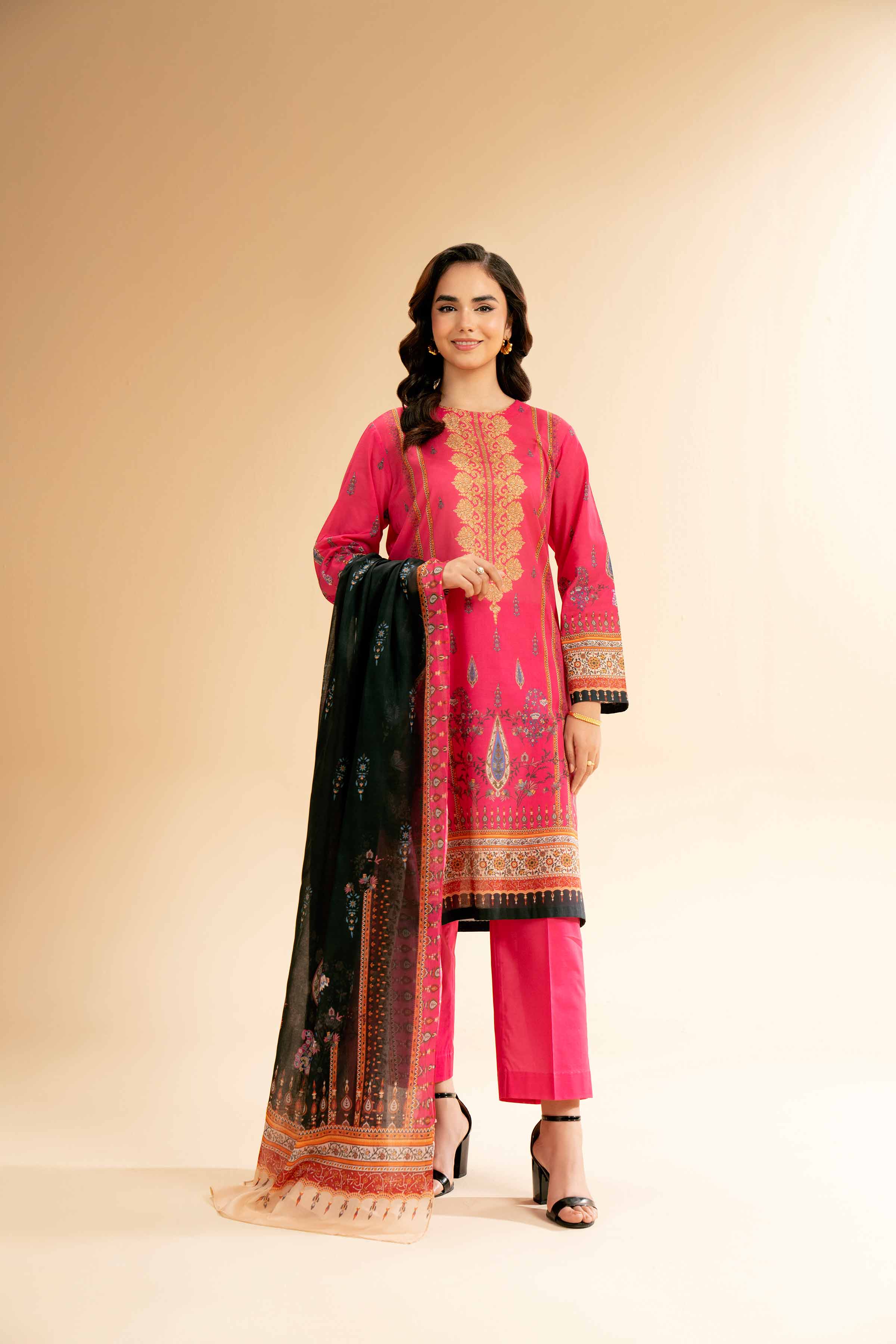 3 Piece - Digital Printed Suit - 42501606 for Women - Unstitched Collection | Nishat | Shop Online