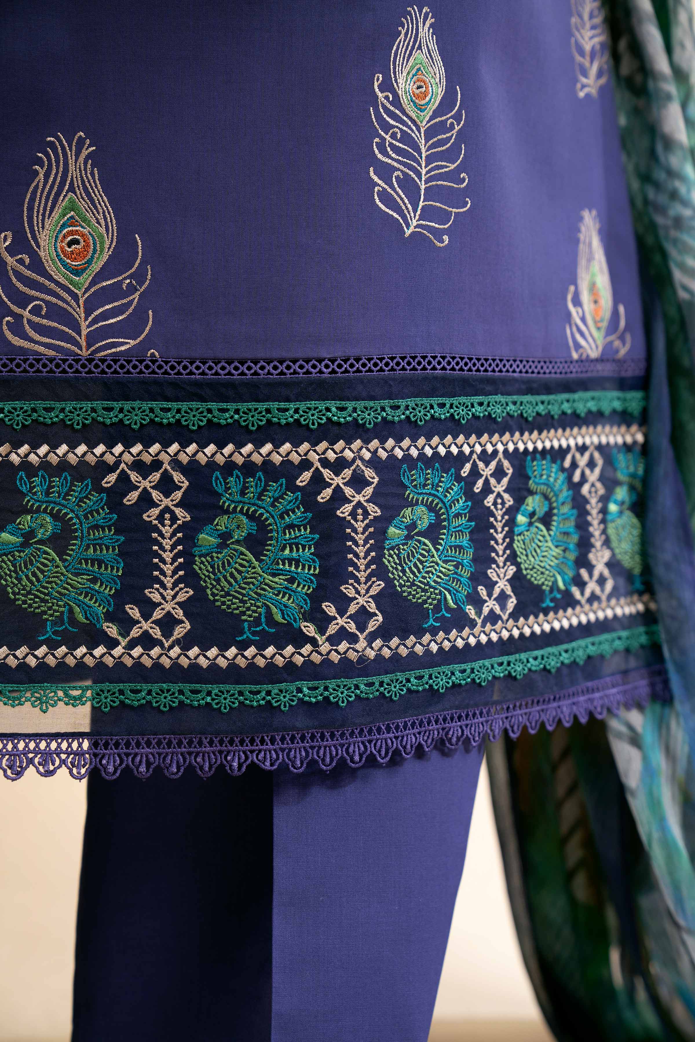 3 Piece - Digital Printed Embroidered Suit - 42501609 for Women - Unstitched Collection | Nishat | Shop Online
