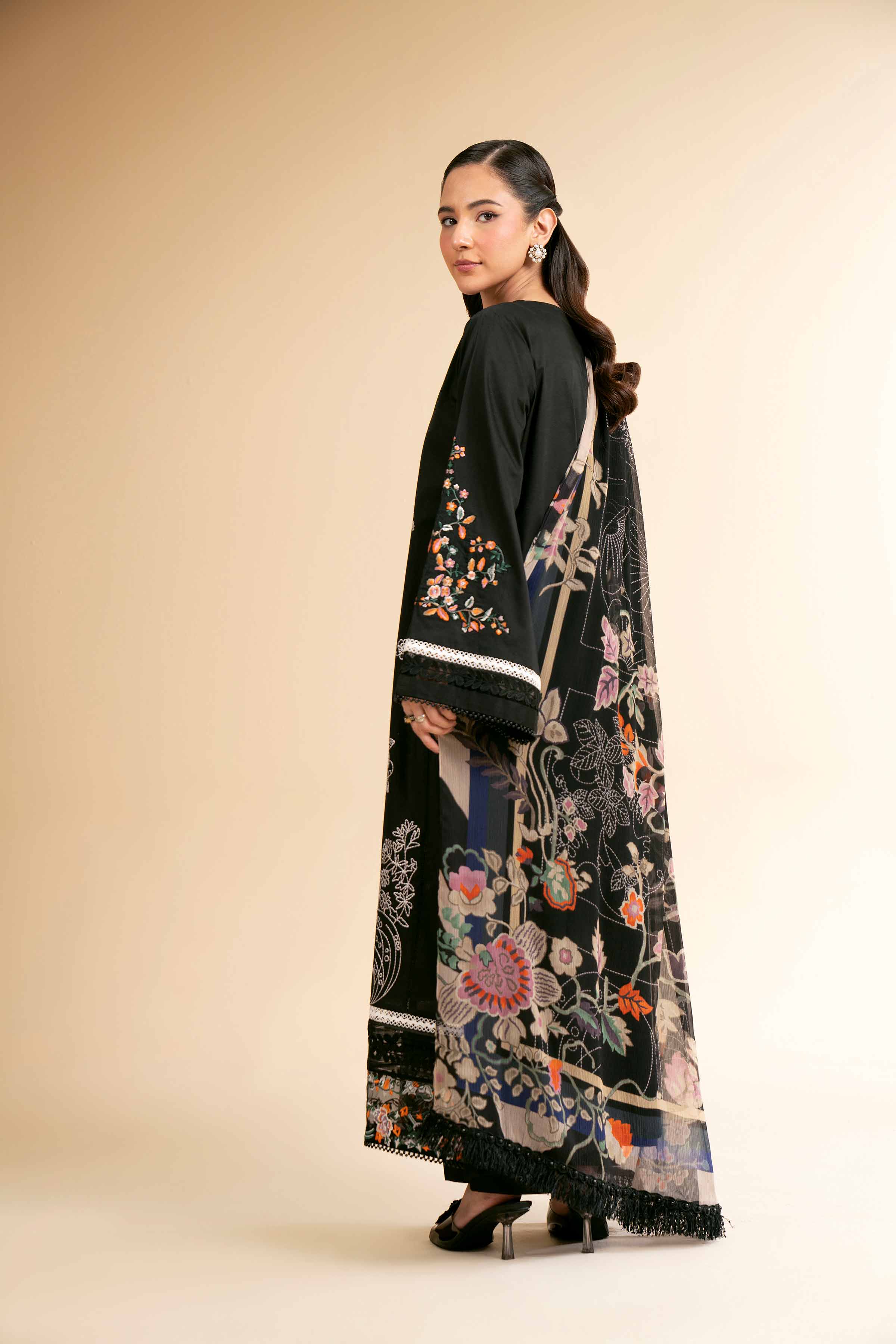 3 Piece - Digital Printed Embroidered Suit - 42501610 for Women - Unstitched Collection | Nishat | Shop Online