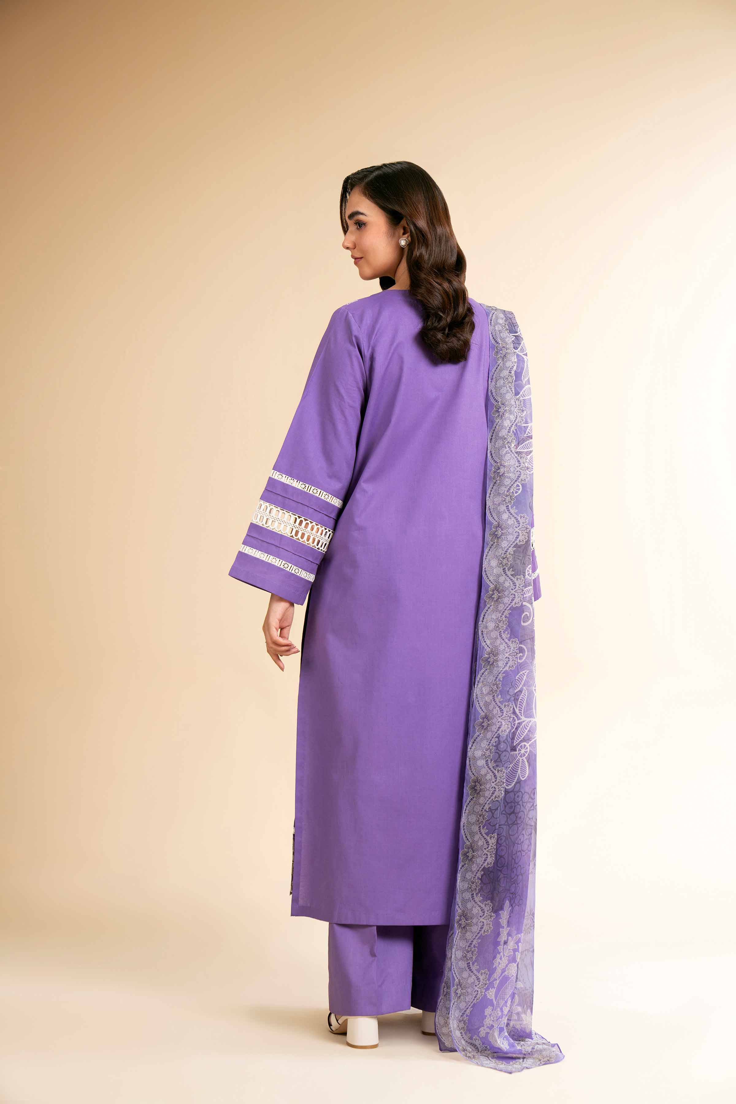 3 Piece - Digital Printed Embroidered Suit - 42501611 for Women - Unstitched Collection | Nishat | Shop Online