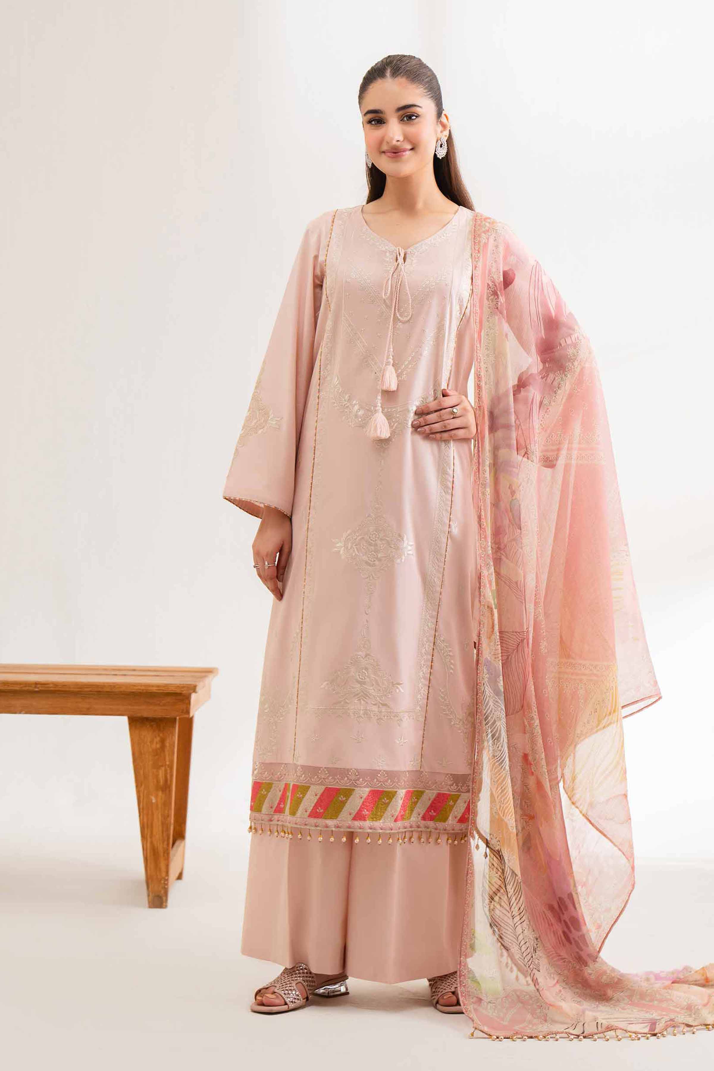 3 Piece - Digital Printed Embroidered Suit - 42501615 for Women - Unstitched Collection | Nishat | Shop Online