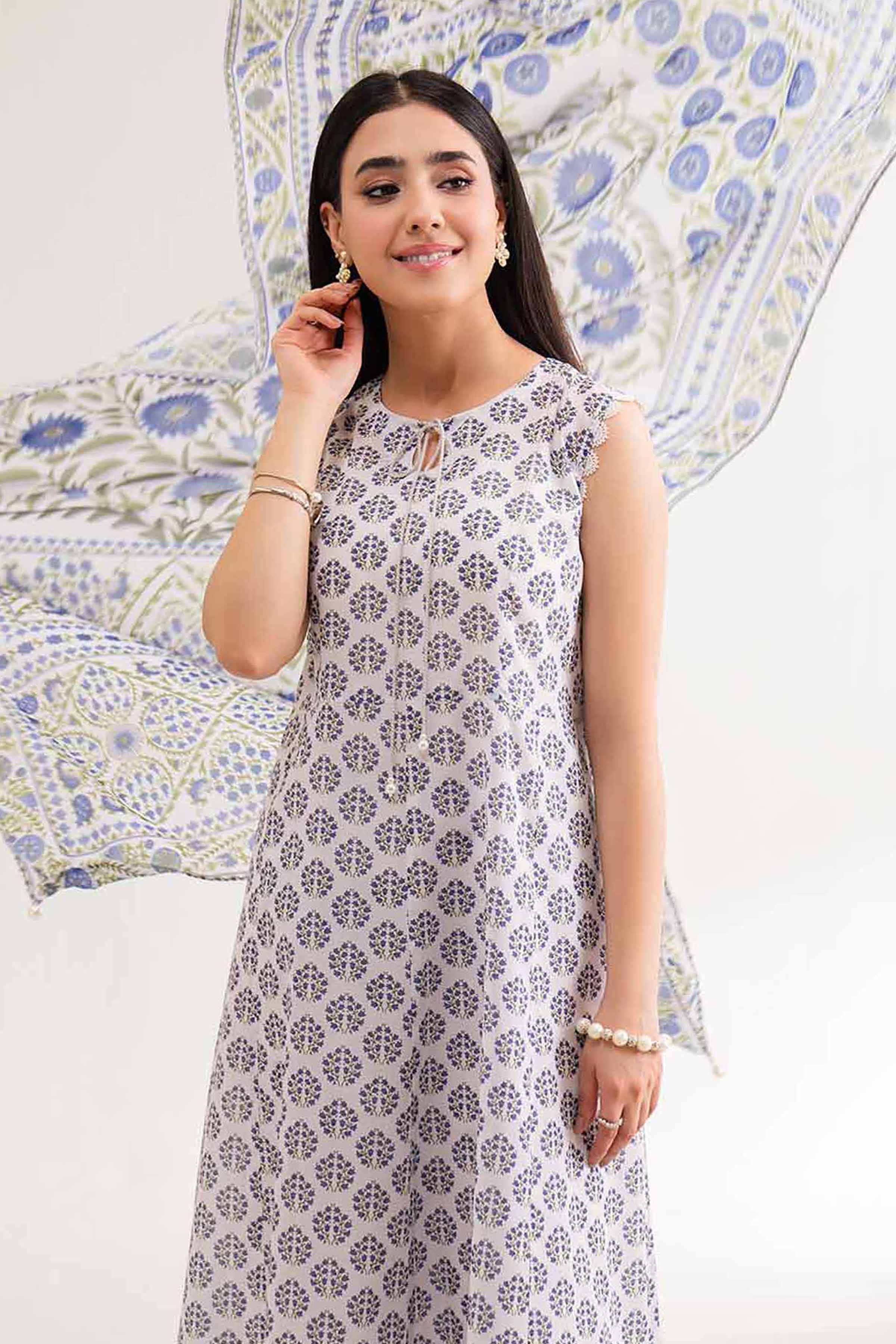 3 Piece - Digital Printed Embroidered Suit - 42501621 for Women - Unstitched Collection | Nishat | Shop Online