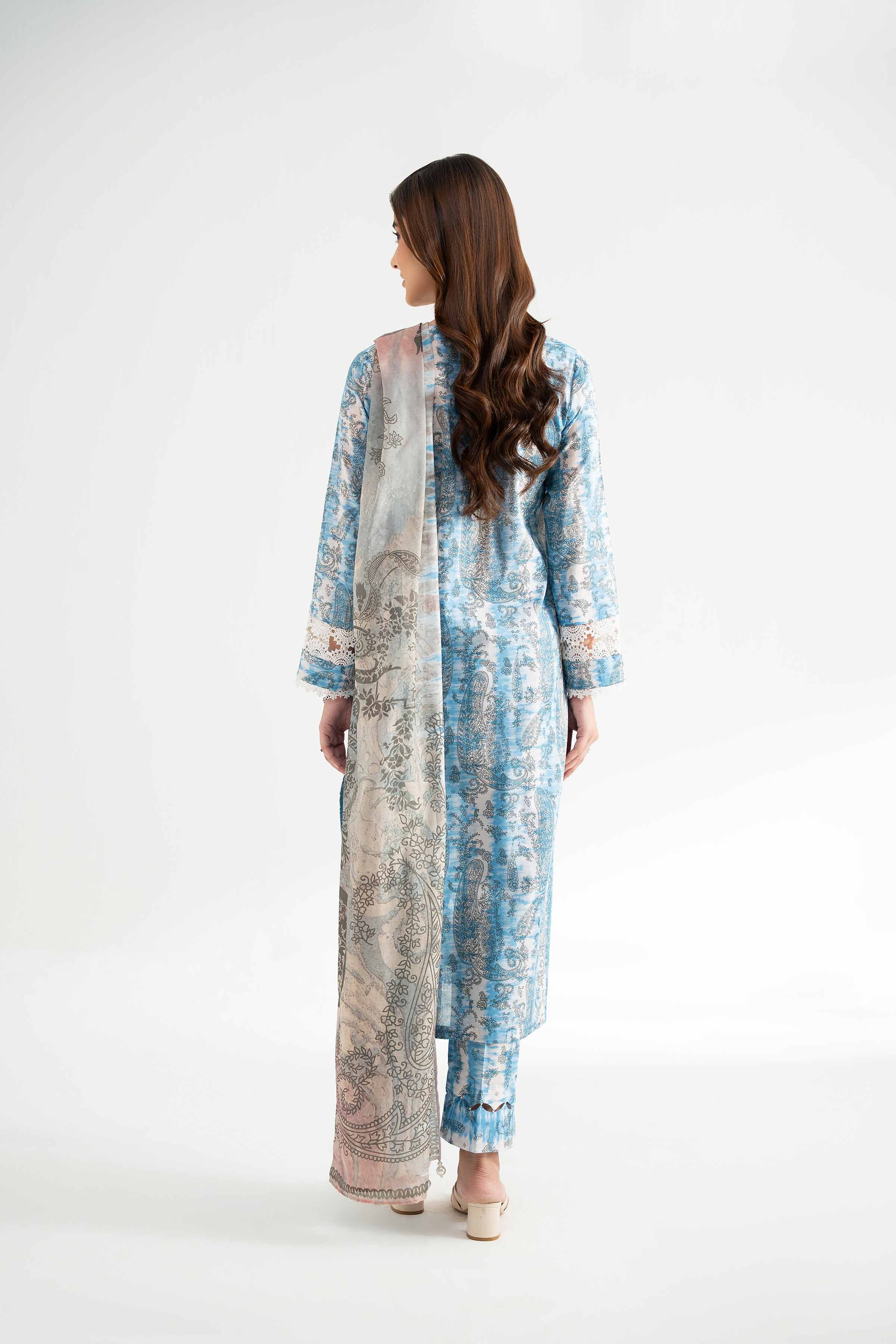 3 Piece - Digital Printed Embroidered Suit - 42501623 for Women - Unstitched Collection | Nishat | Shop Online