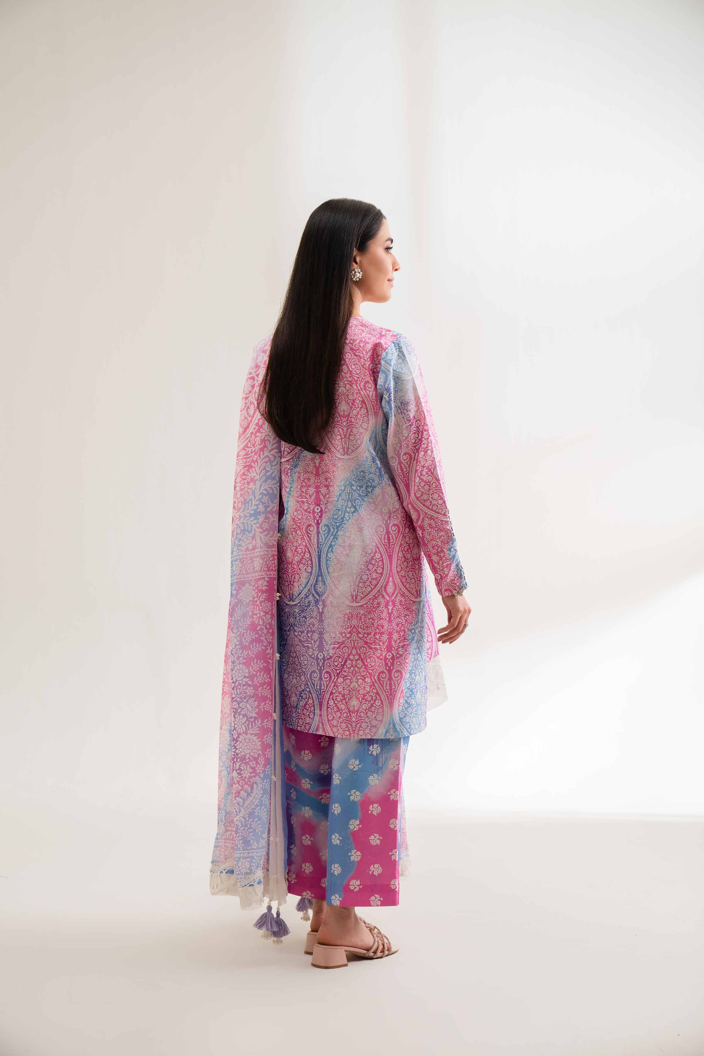 3 Piece - Digital Printed Embroidered Suit - 42501624 for Women - Unstitched Collection | Nishat | Shop Online