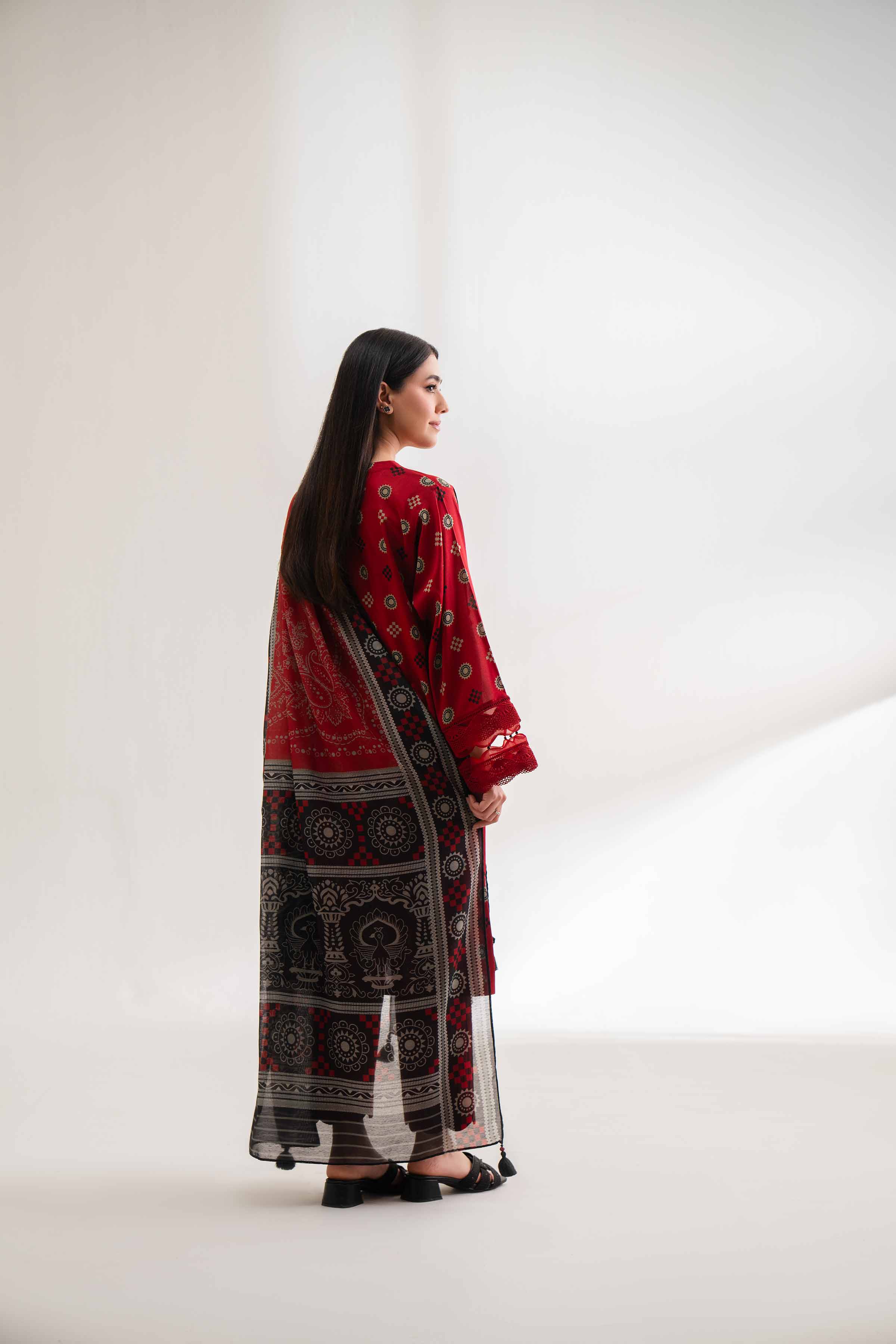 3 Piece - Digital Printed Embroidered Suit - 42501625 for Women - Unstitched Collection | Nishat | Shop Online
