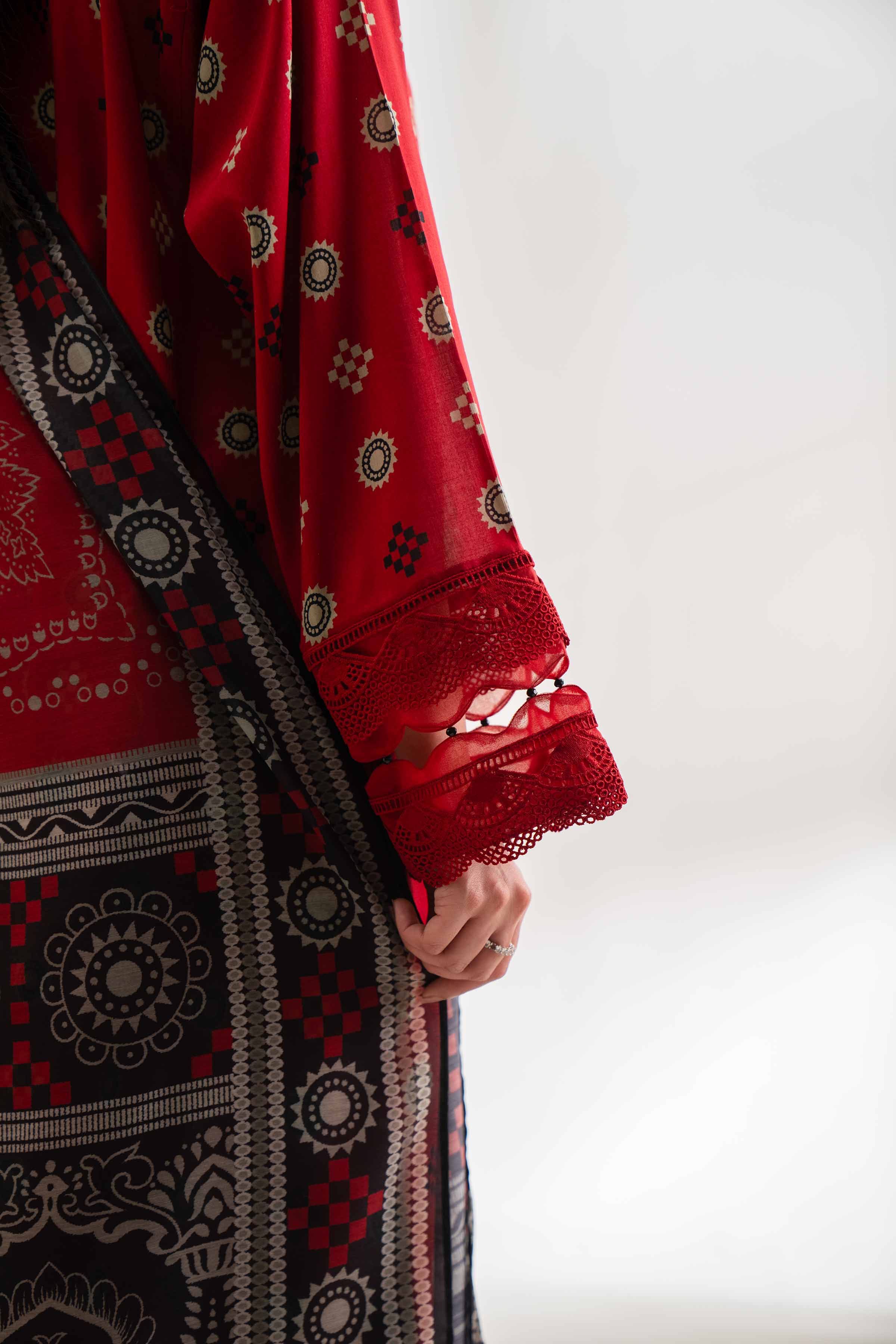 3 Piece - Digital Printed Embroidered Suit - 42501625 for Women - Unstitched Collection | Nishat | Shop Online