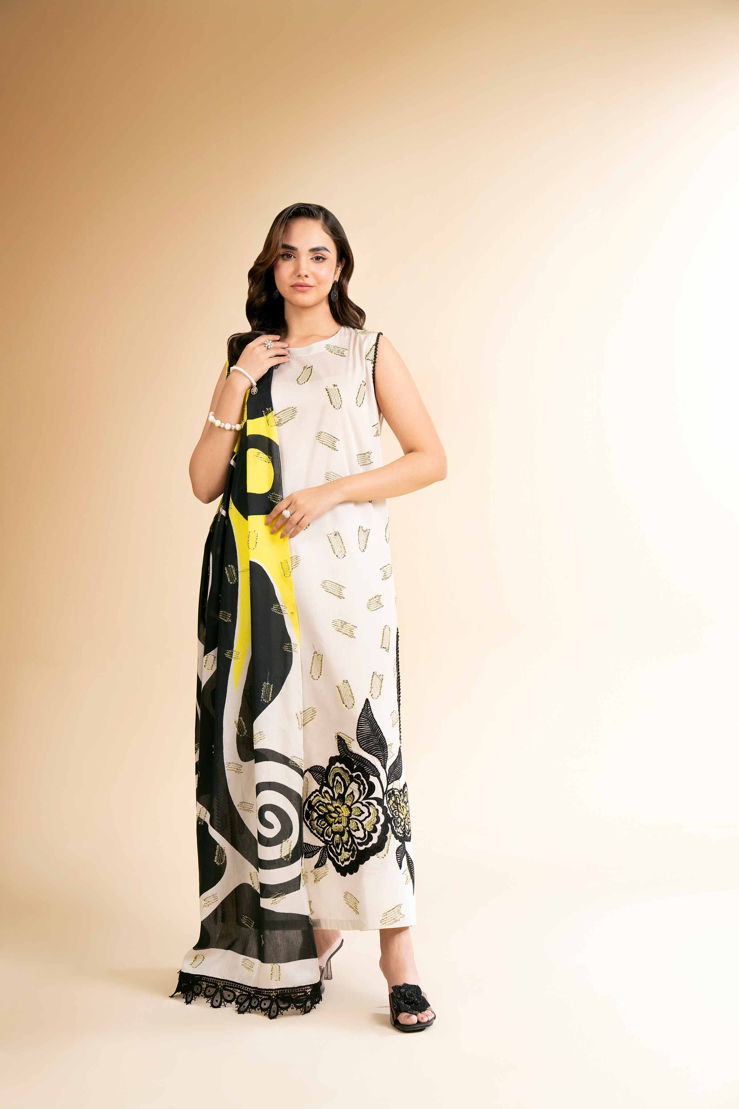 3 Piece - Digital Printed Embroidered Suit - 42501632 for Women - Unstitched Collection | Nishat | Shop Online