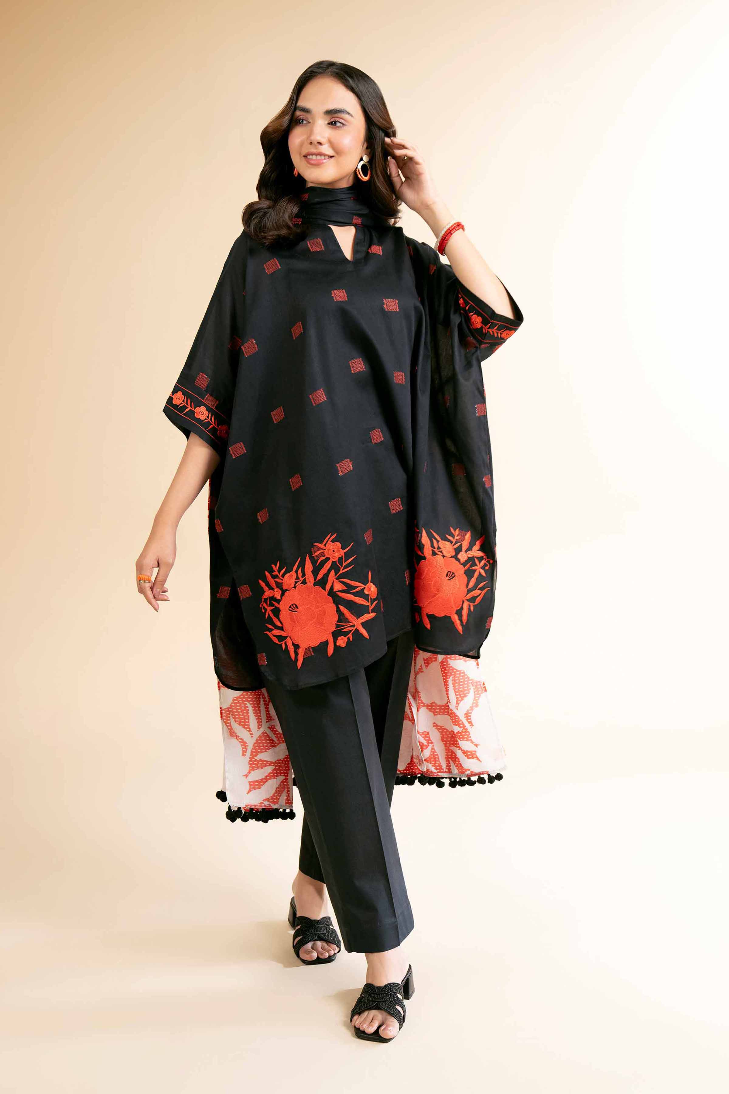 3 Piece - Digital Printed Embroidered Suit - 42501634 for Women - Unstitched Collection | Nishat | Shop Online