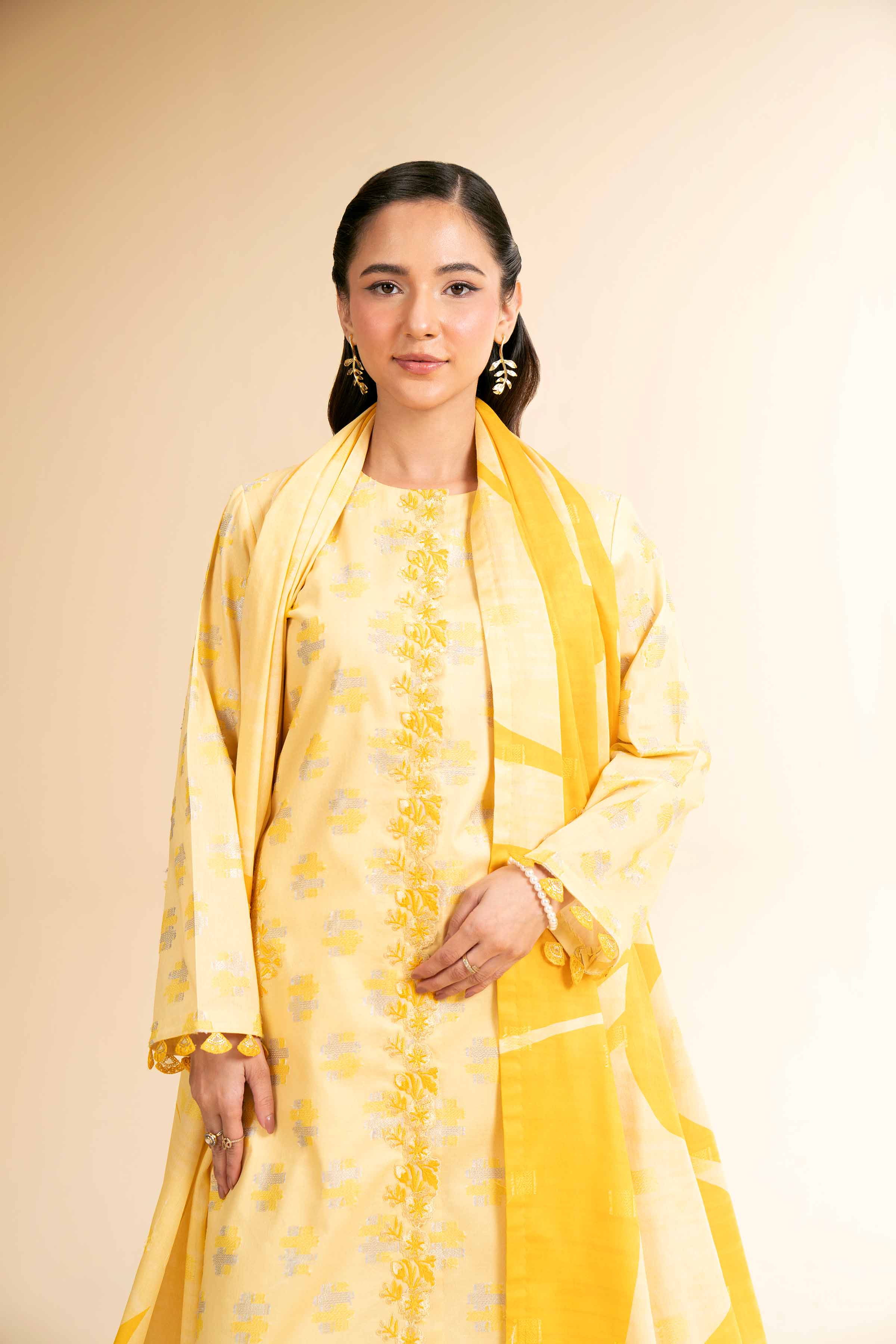 3 Piece - Digital Printed Embroidered Suit - 42501635 for Women - Unstitched Collection | Nishat | Shop Online