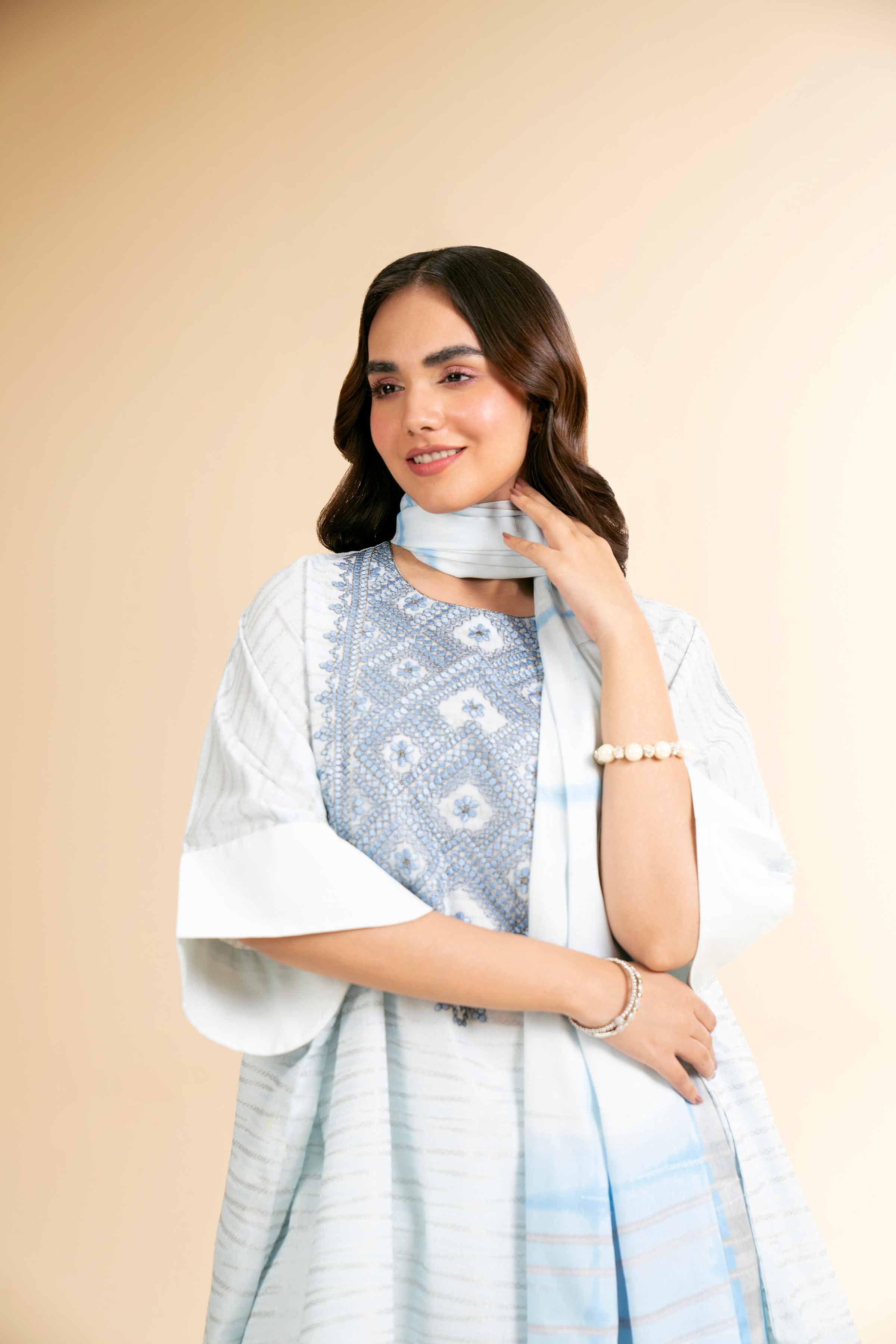 3 Piece - Digital Printed Embroidered Suit - 42501636 for Women - Unstitched Collection | Nishat | Shop Online