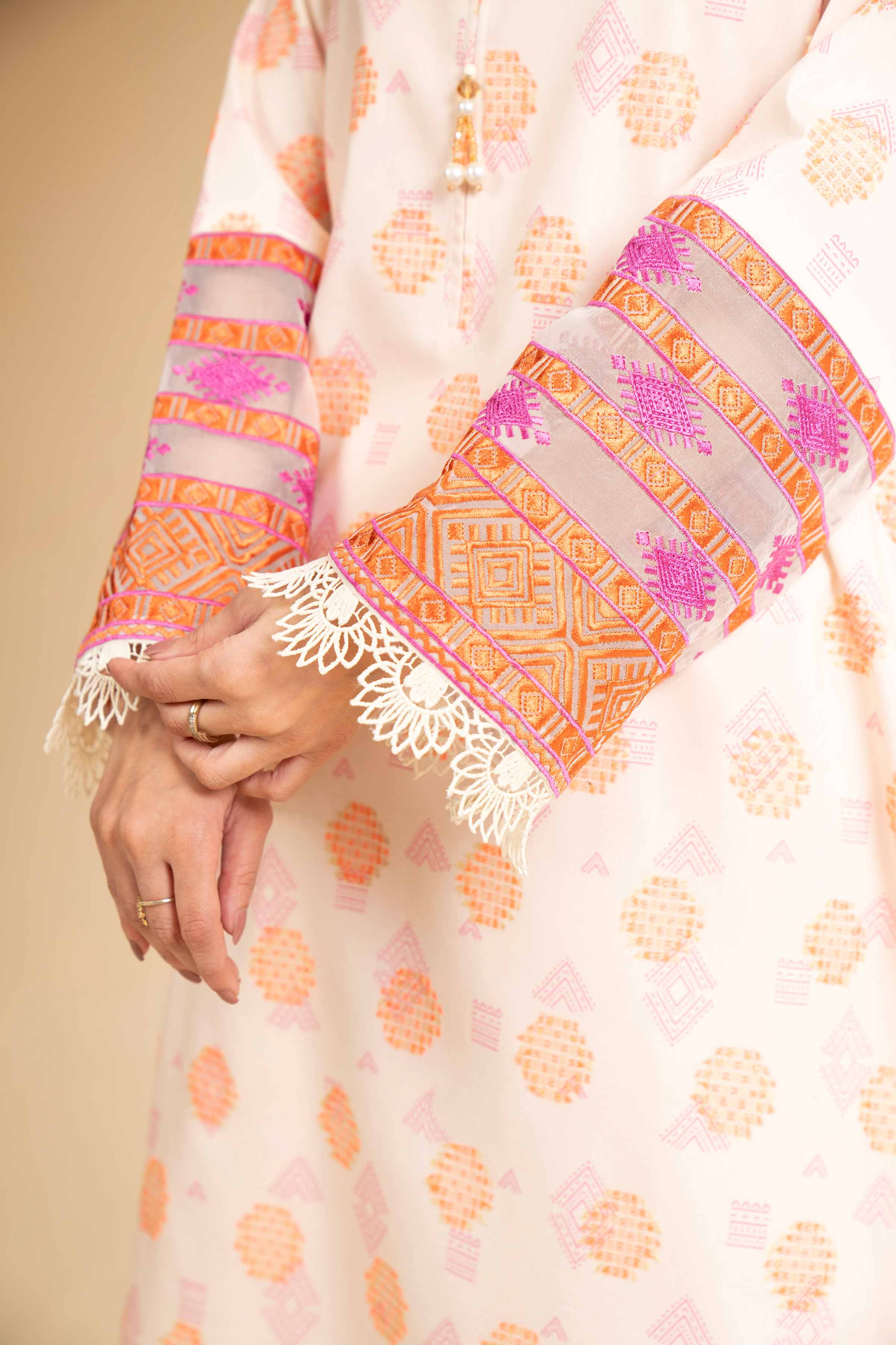 3 Piece - Digital Printed Embroidered Suit - 42501637 for Women - Unstitched Collection | Nishat | Shop Online