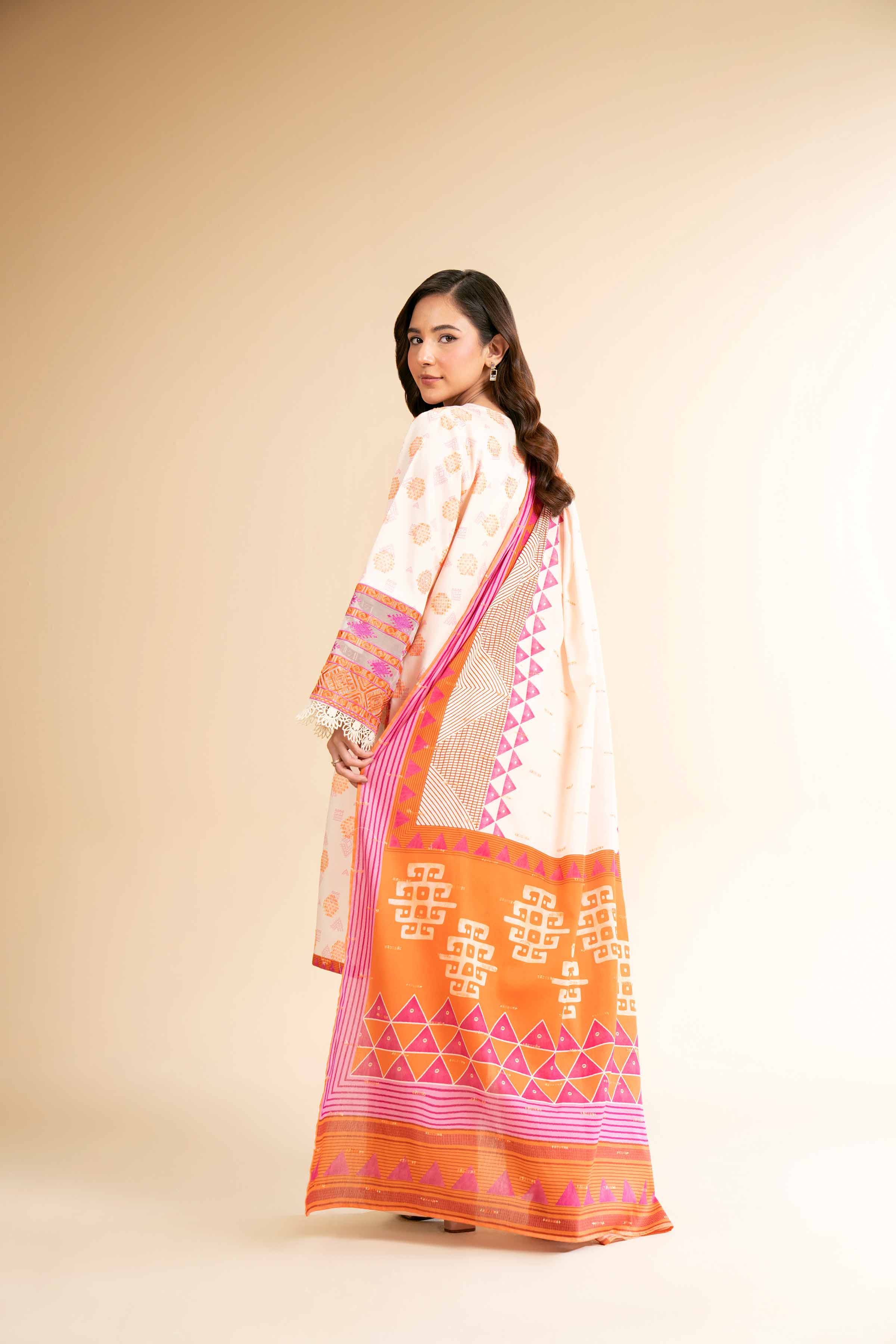 3 Piece - Digital Printed Embroidered Suit - 42501637 for Women - Unstitched Collection | Nishat | Shop Online