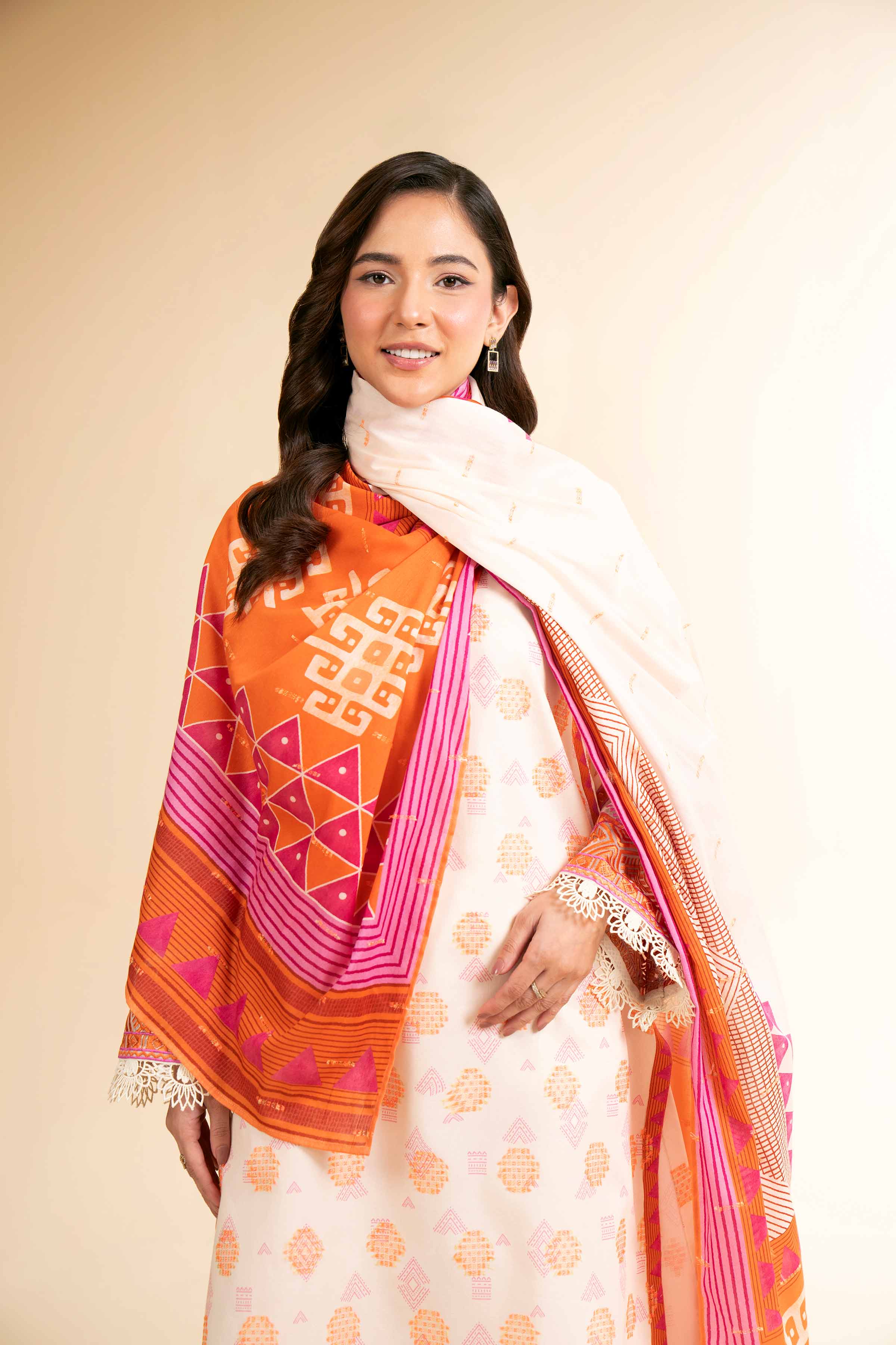 3 Piece - Digital Printed Embroidered Suit - 42501637 for Women - Unstitched Collection | Nishat | Shop Online