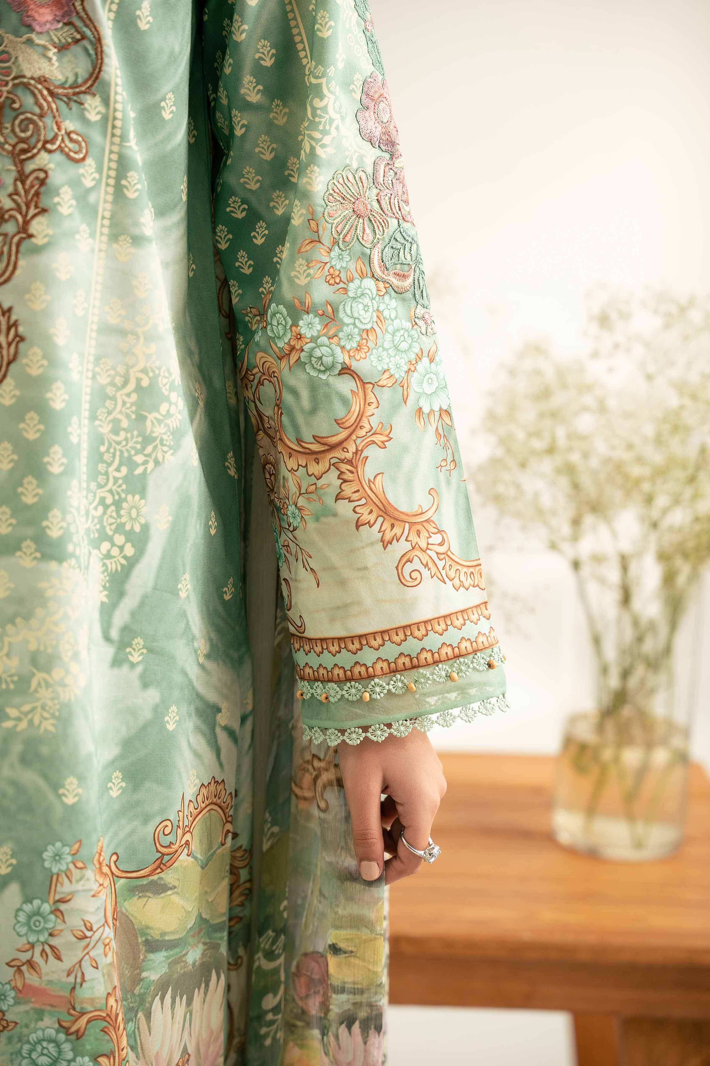 3 Piece - Digital Printed Embroidered Suit - 42501641 for Women - Unstitched Collection | Nishat | Shop Online