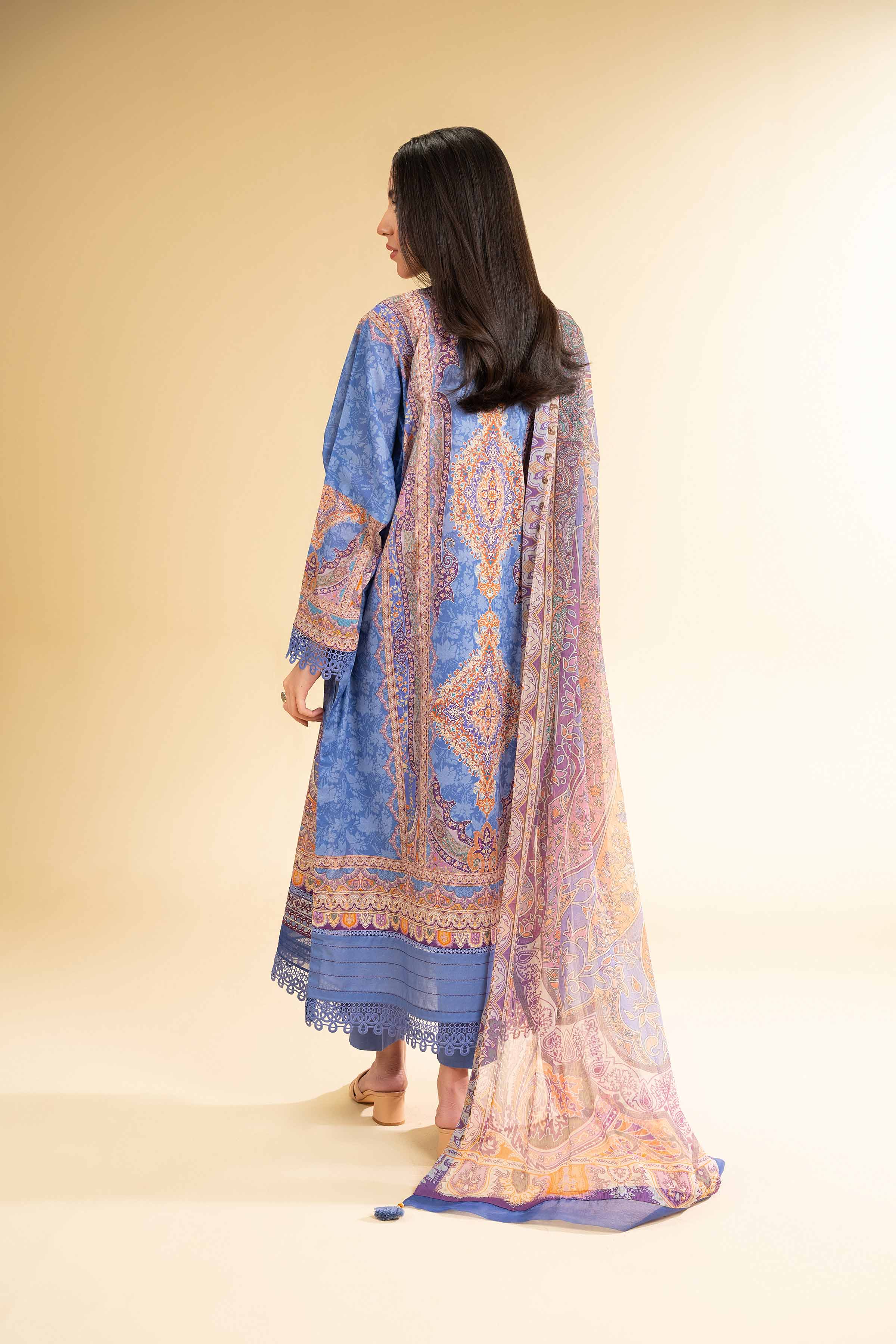 3 Piece - Digital Printed Embroidered Suit - 42501643 for Women - Unstitched Collection | Nishat | Shop Online